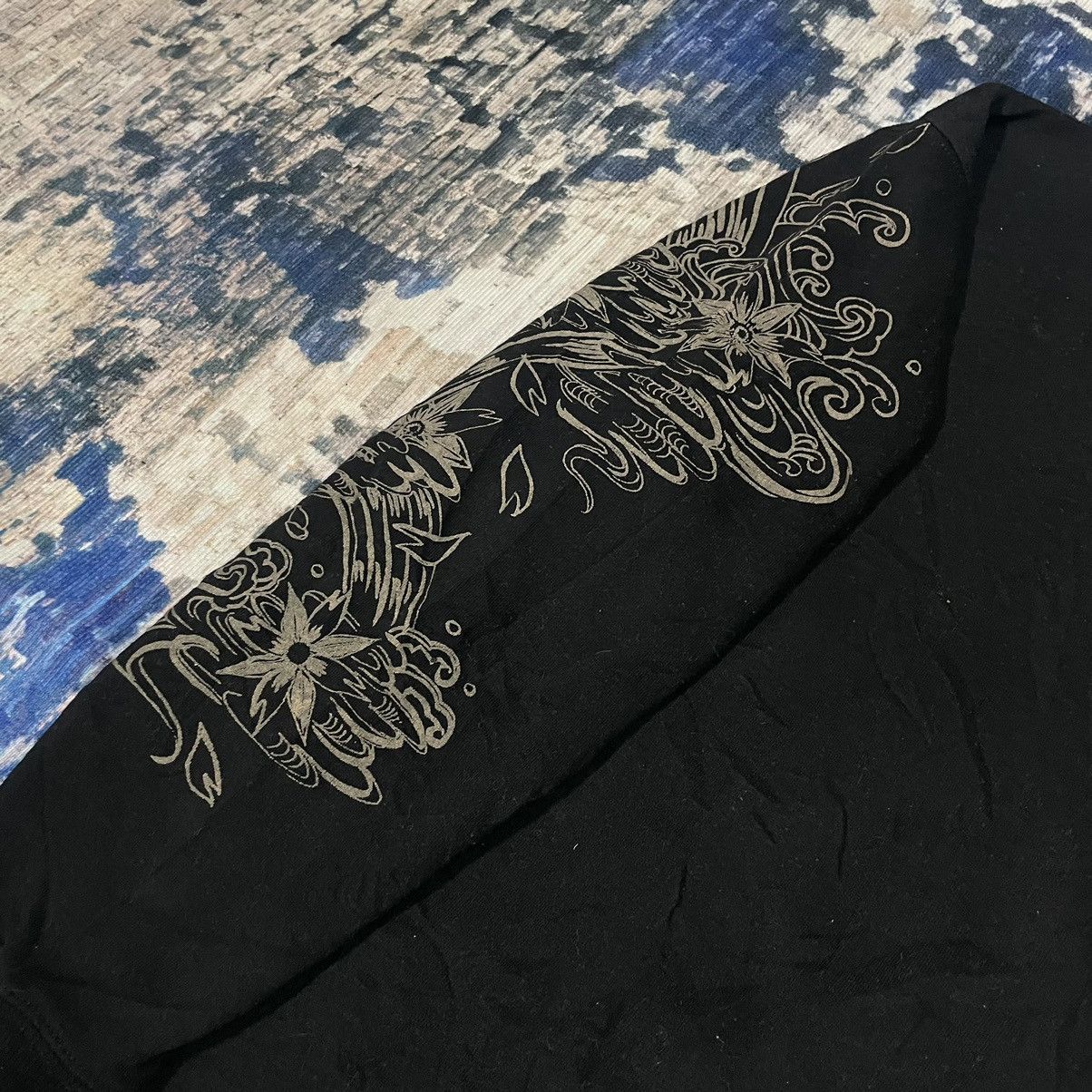 14th Addiction 🇯🇵 Vintage Strange Heaven Sukajan Kimono Koi Fish Sweatshirt Size US XL / EU 56 / 4 - 4 Thumbnail