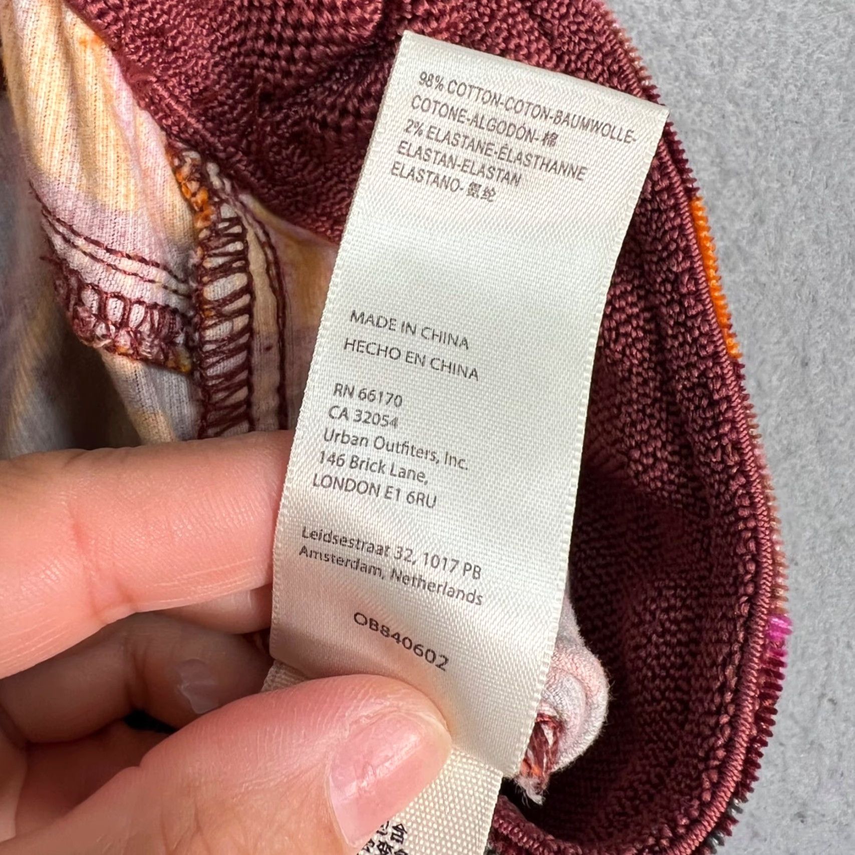 Vintage We The Free Womens Flare Pants Casual Tribal Pattern Size 27 Orange Cotton Blend Size 27" / US 4 / IT 40 - 5 Thumbnail