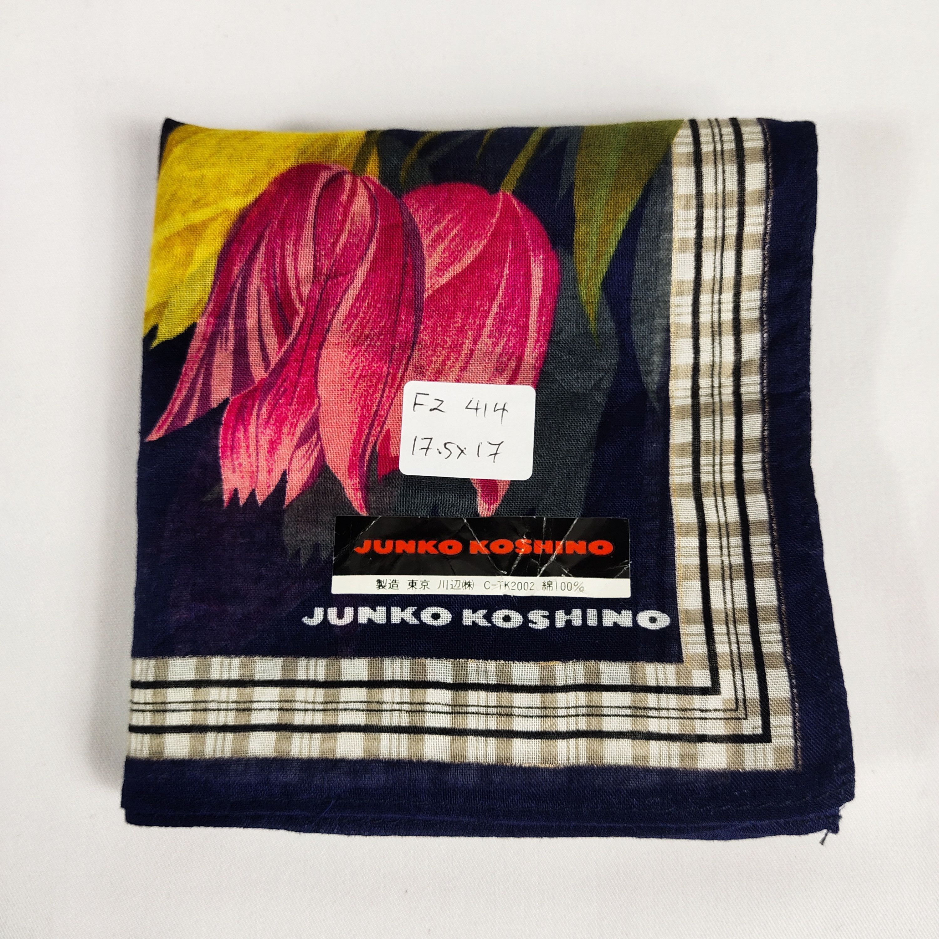Mr. Junko × Vintage Junko Koshino Handkerchief / Neckerchief / Bandana FZ414 Size ONE SIZE - 2 Thumbnail