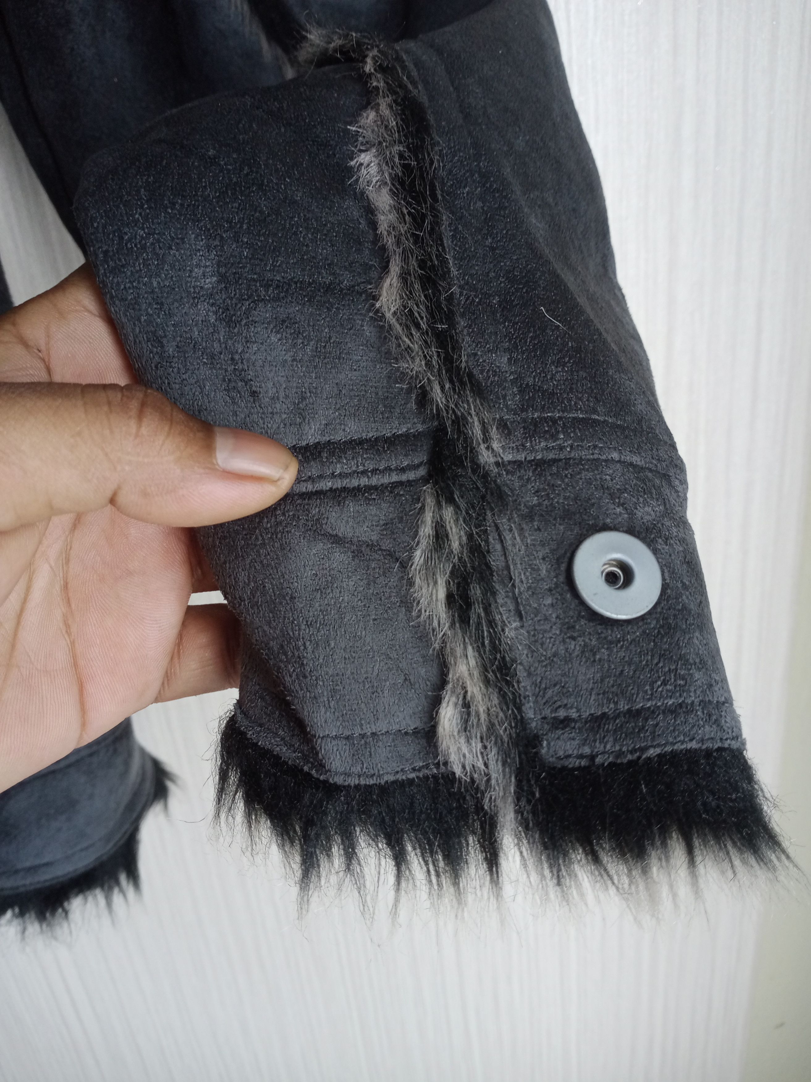If Six Was Nine Rare Double Bleach Faux Fur Sherling Jacket Size US M / EU 48-50 / 2 - 10 Thumbnail