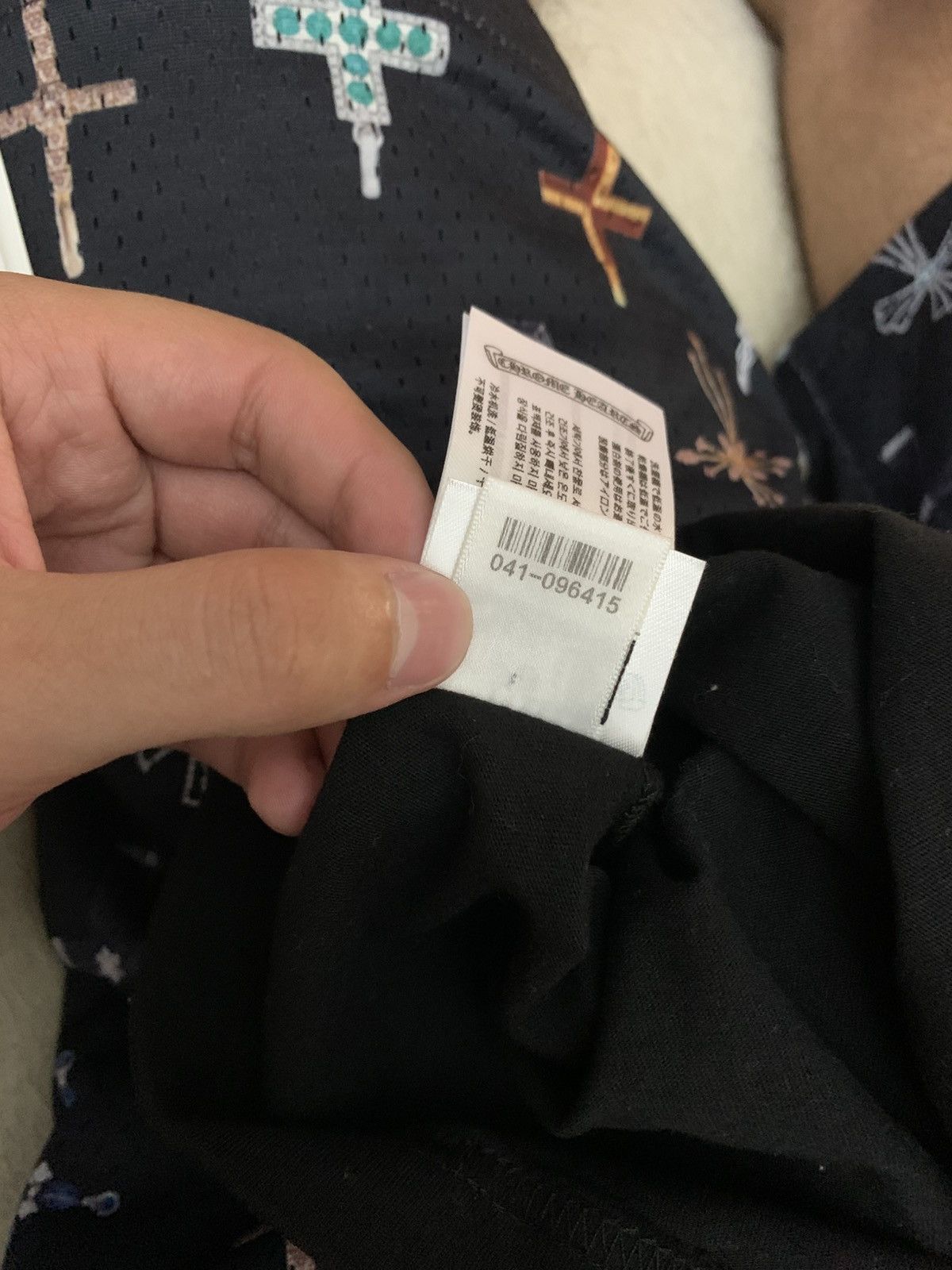Chrome Hearts Chrome hearts Scroll logo pocket crew shirt Size US M / EU 48-50 / 2 - 7 Thumbnail