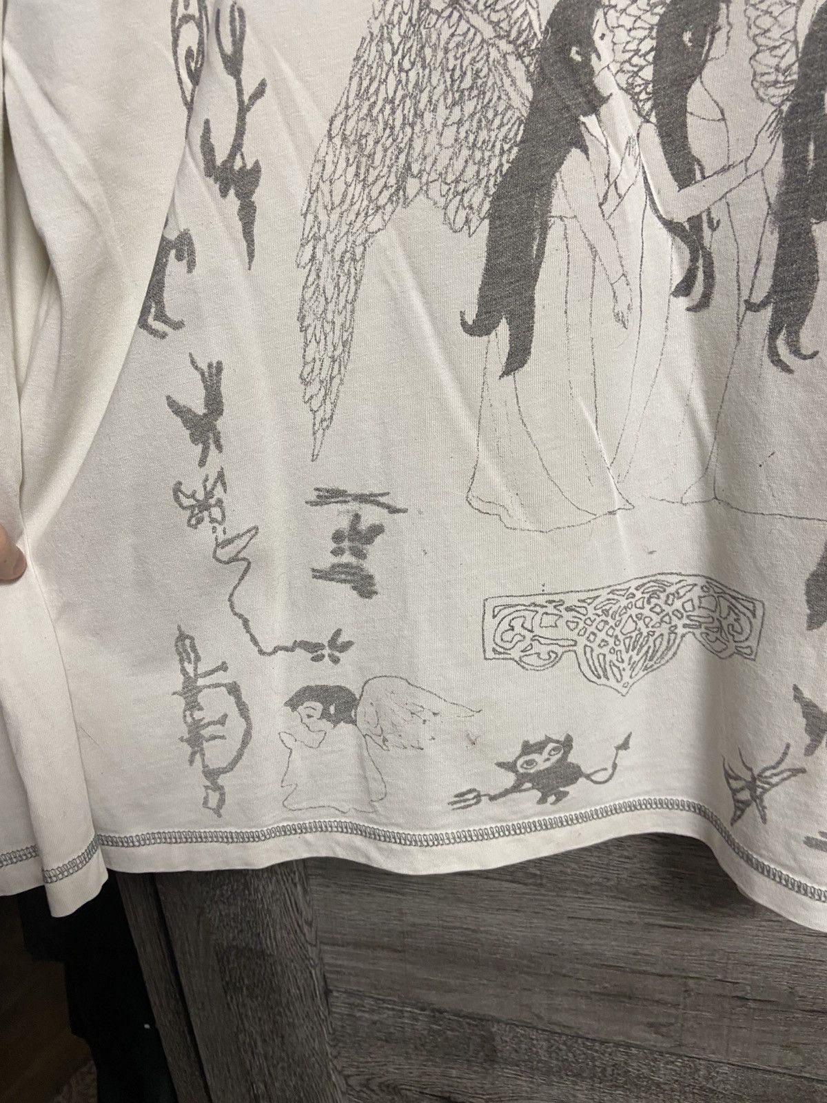 Drop Dead Drop Dead Long Sleeve Rare All Over Graphic Print Oli Sykes Size US L / EU 52-54 / 3 - 9 Thumbnail