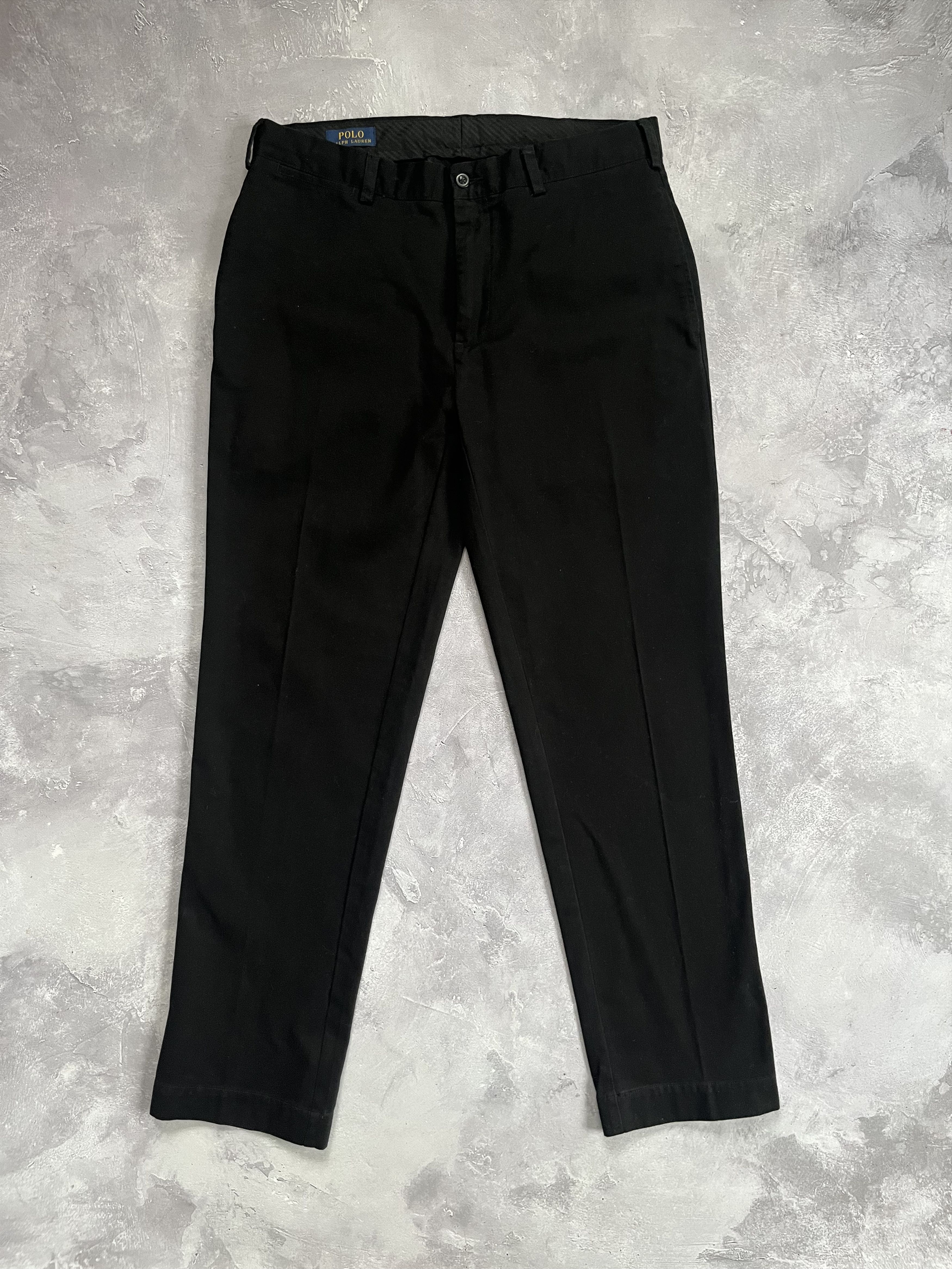 Polo Ralph Lauren Polo Ralph Lauren Classic Fit Chino Pants Black Work Office Size US 34 / EU 50 - 1 Thumbnail
