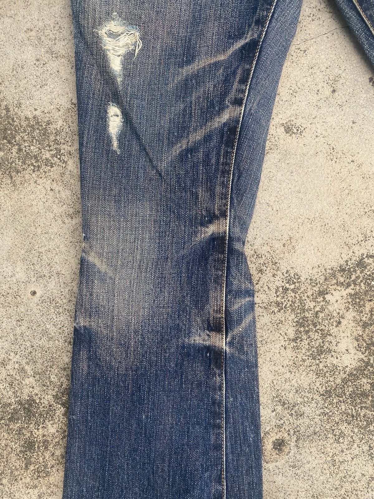 If Six Was Nine × Japanese Brand Flare Jeans Modern Lovers Clawmark Mud Distressd Size US 30 / EU 46 - 7 Thumbnail