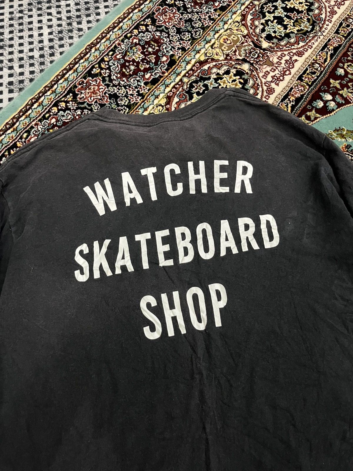 Hook-Ups 💥Vintage y2k WATCHER skateboards shop faded tee Size US M / EU 48-50 / 2 - 3 Thumbnail