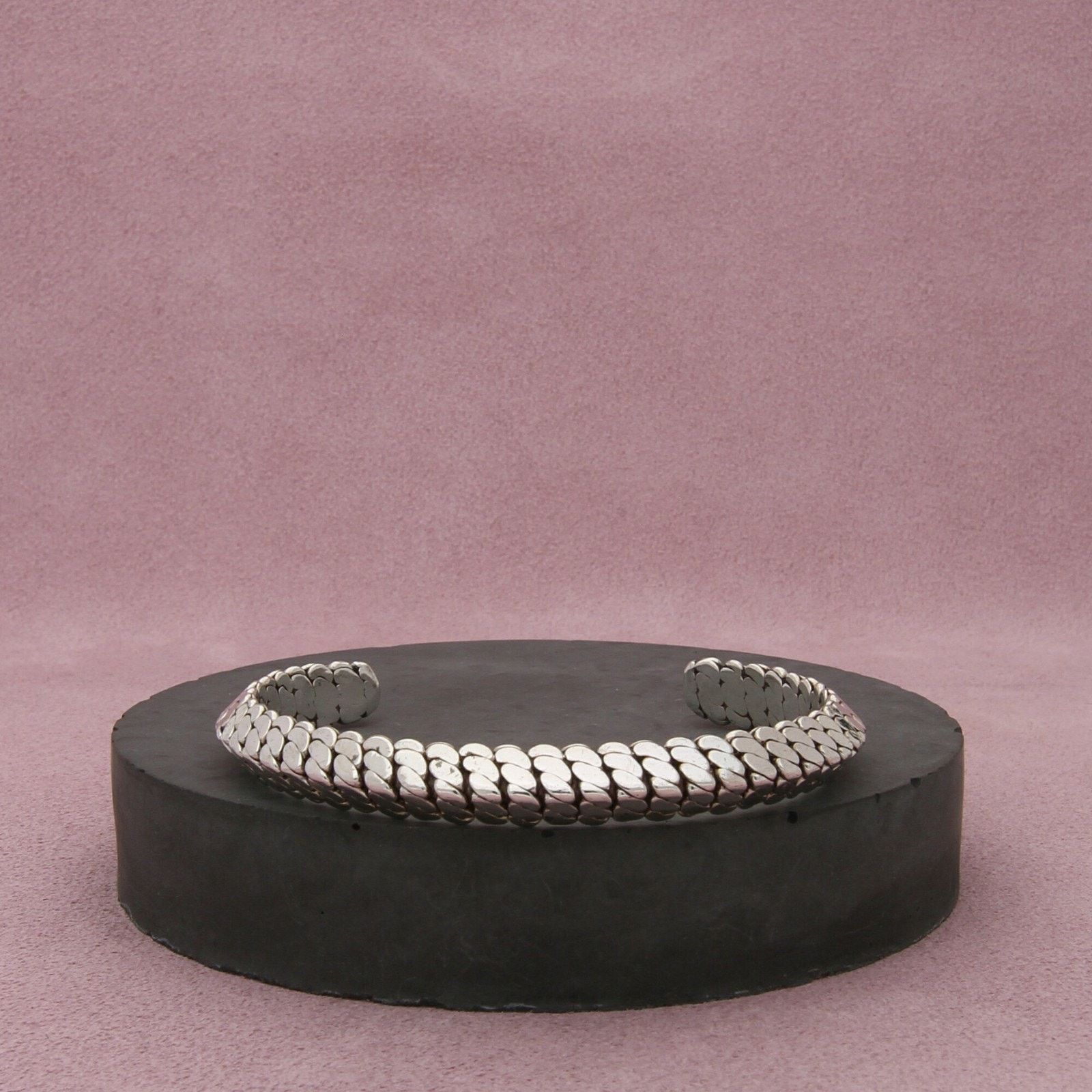 Native navajo sterling silver carinated cuff bracelet size 6.5in Size ONE SIZE - 1 Thumbnail
