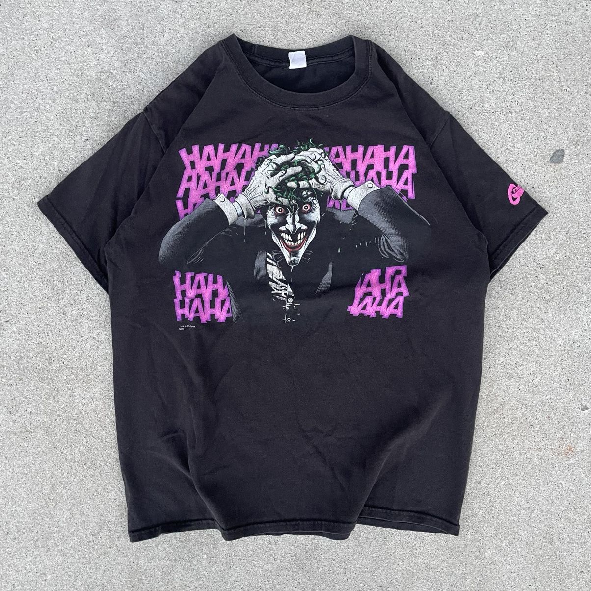 DC Comics Vintage Y2K The Joker Batman Promo black T-Shirt Size US M / EU 48-50 / 2 - 2 Thumbnail