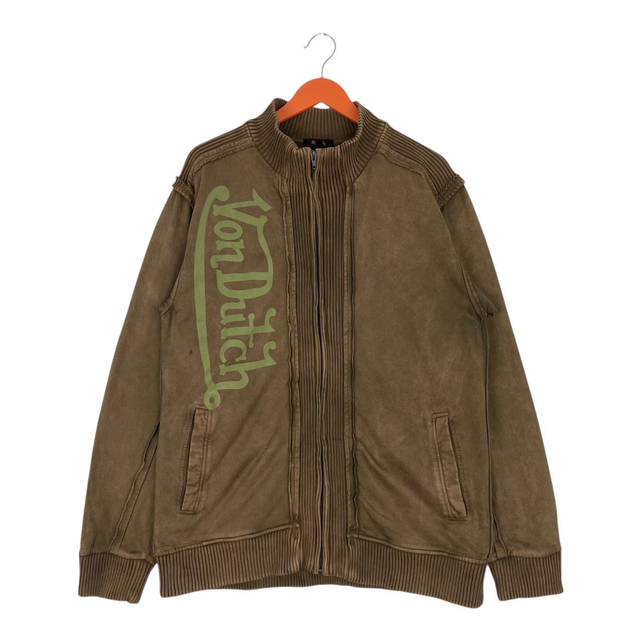 Von Dutch Vintage Von Dutch Designer Style Fullzipper Sweatshirt Size US L / EU 52-54 / 3 - 1 Thumbnail