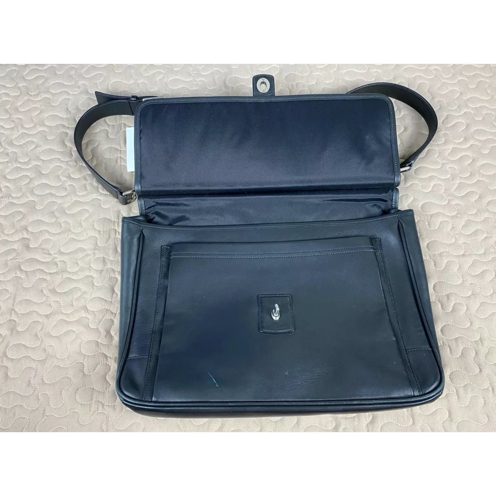 Coach Coach Mens Briefcase Black Leather Laptop Messenger Shoulder Strap Bag New 06456 Size ONE SIZE - 5 Thumbnail