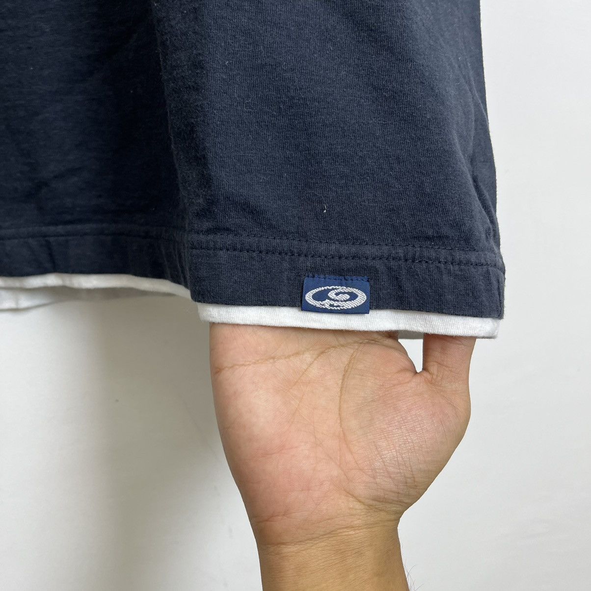 Japanese Brand Vintage 90s Double Layer Piko Hawaian Longboard Wear Tee Size US L / EU 52-54 / 3 - 7 Thumbnail