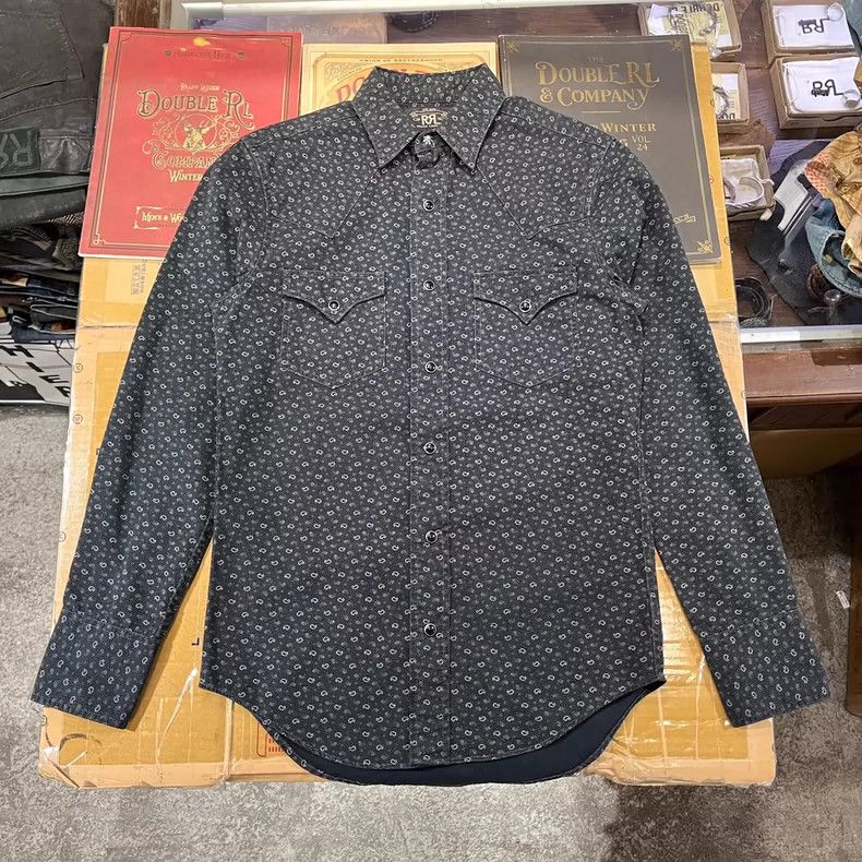 RRL Ralph Lauren RRL Ralph Lauren Cashew Flower Western Shirt Size US XS / EU 42 / 0 - 1 Thumbnail