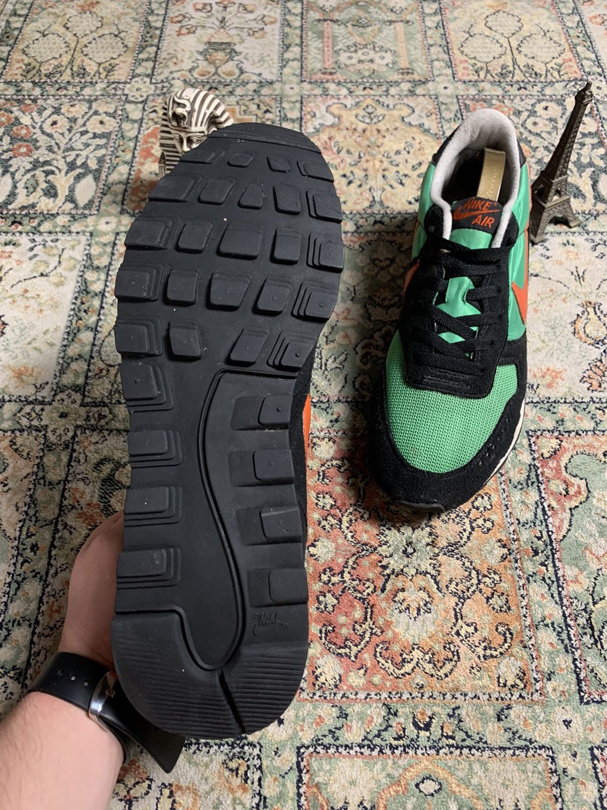 Nike × Vintage Vintage Nike Vector Greenspark College orange/black 11 Size US 11 / EU 44 - 9 Thumbnail