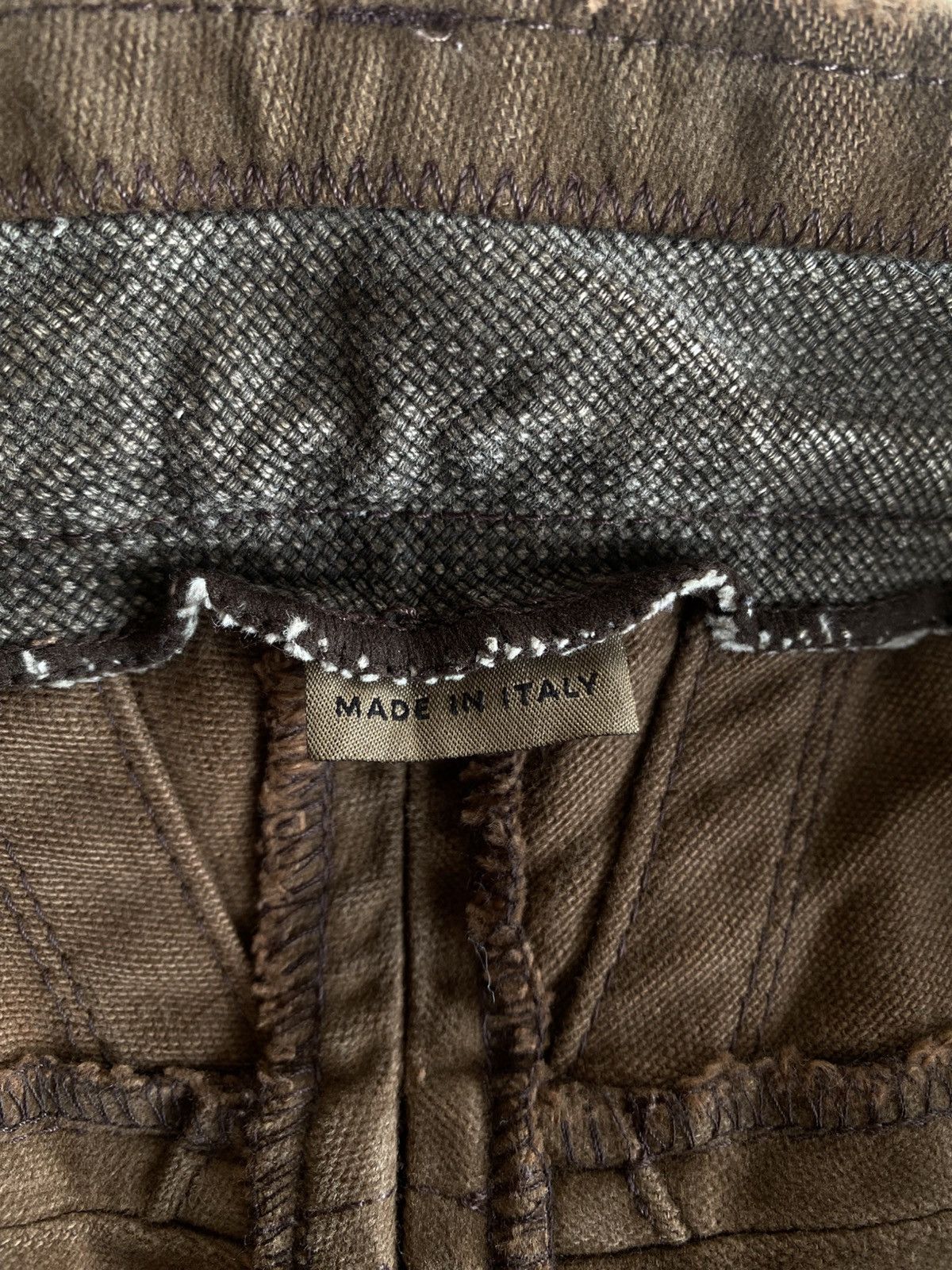 Marithe + Francois Girbaud MFG Distressed Whisky Brown Jeans Size US 32 / EU 48 - 12 Thumbnail