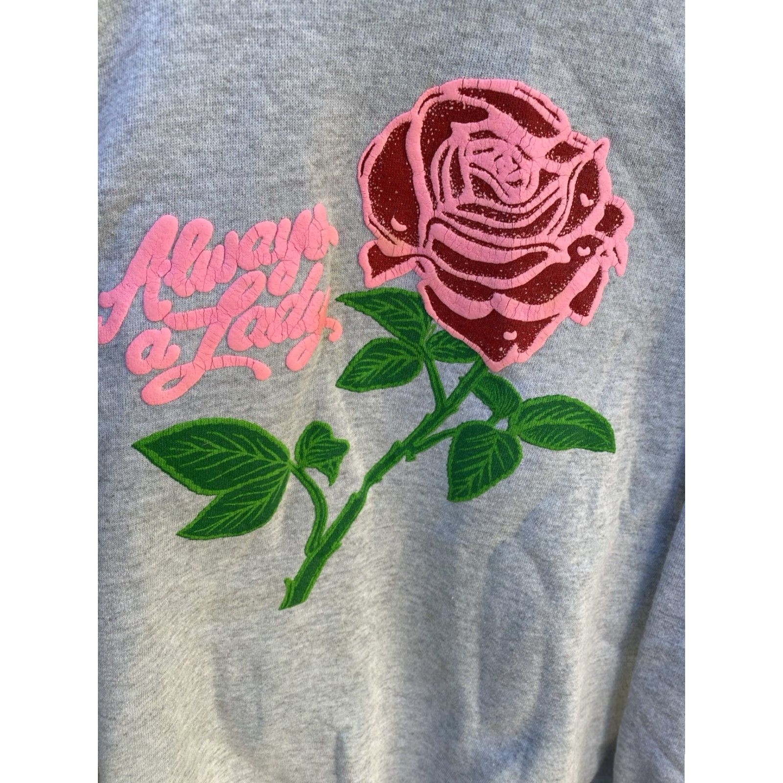 Vintage VINTAGE Hanes Her Way Graphic Sweatshirt Raglan Blue XL Ladies Crew Neck, Flower Print, Long Sleeve, Pullover, Raglan Sweatshirt, Vintage Size XL / US 12-14 / IT 48-50 - 6 Thumbnail