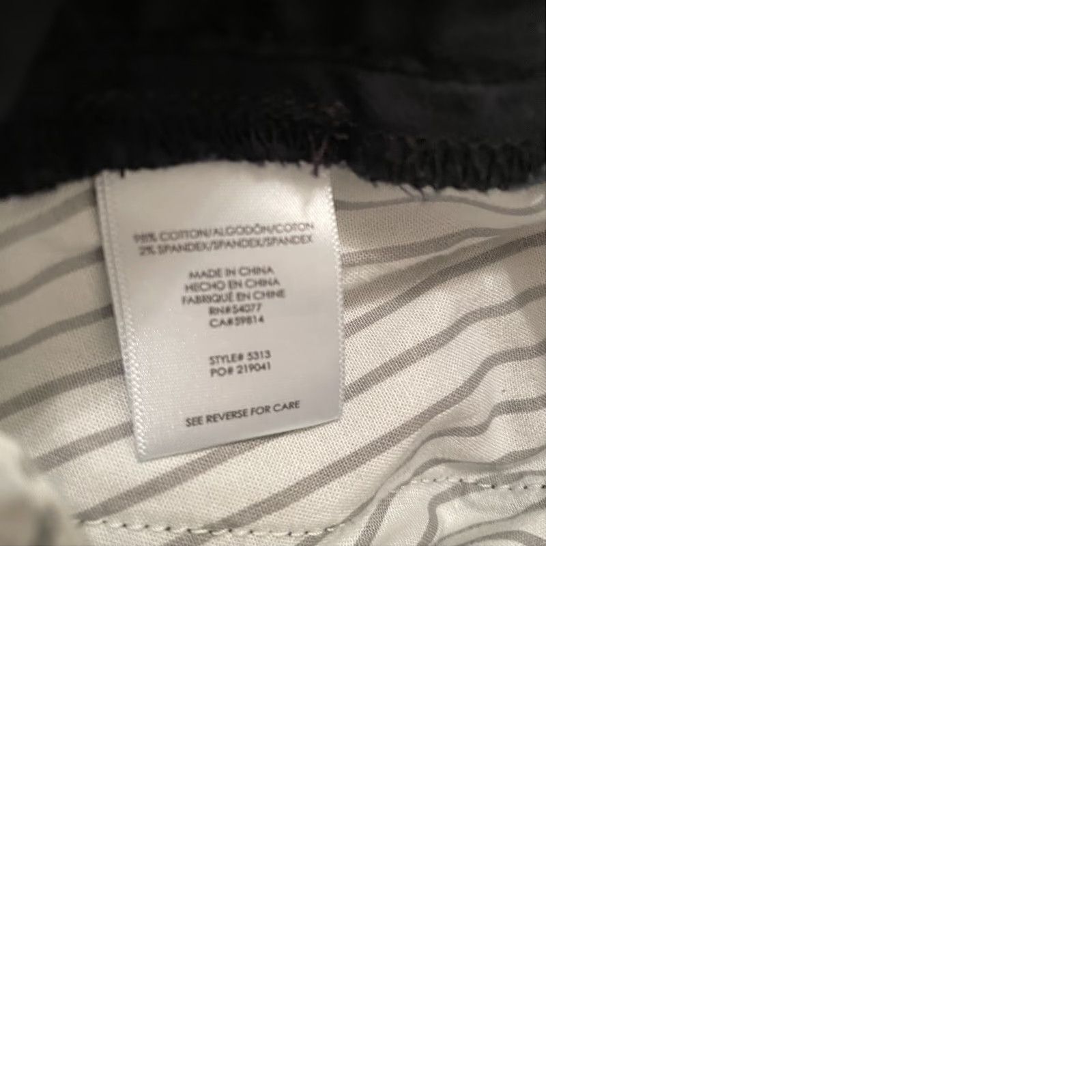 Vintage Cabi The Peyton Trouser Size 8 Women’s Black Pants Side tuxedo Stripe 5313 Size 30" / US 8 / IT 44 - 9 Thumbnail