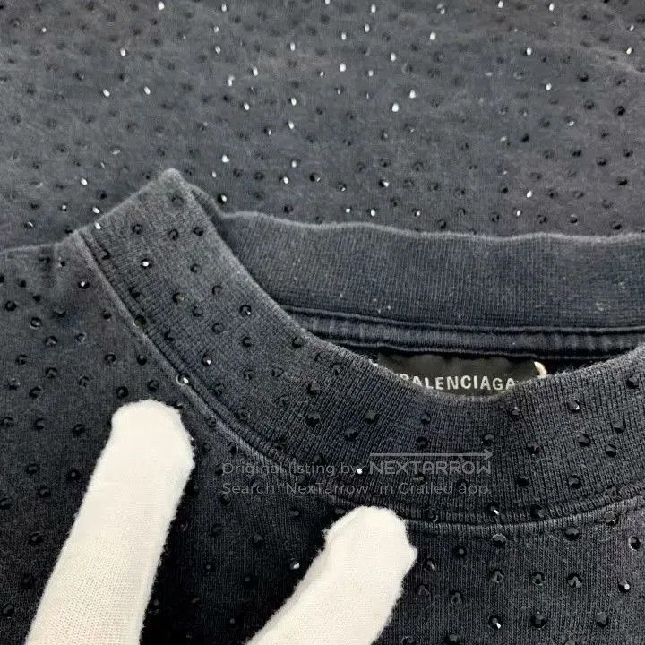 Balenciaga Balenciaga 2022 Black Diamond Cotton T. Size US M / EU 48-50 / 2 - 9 Thumbnail
