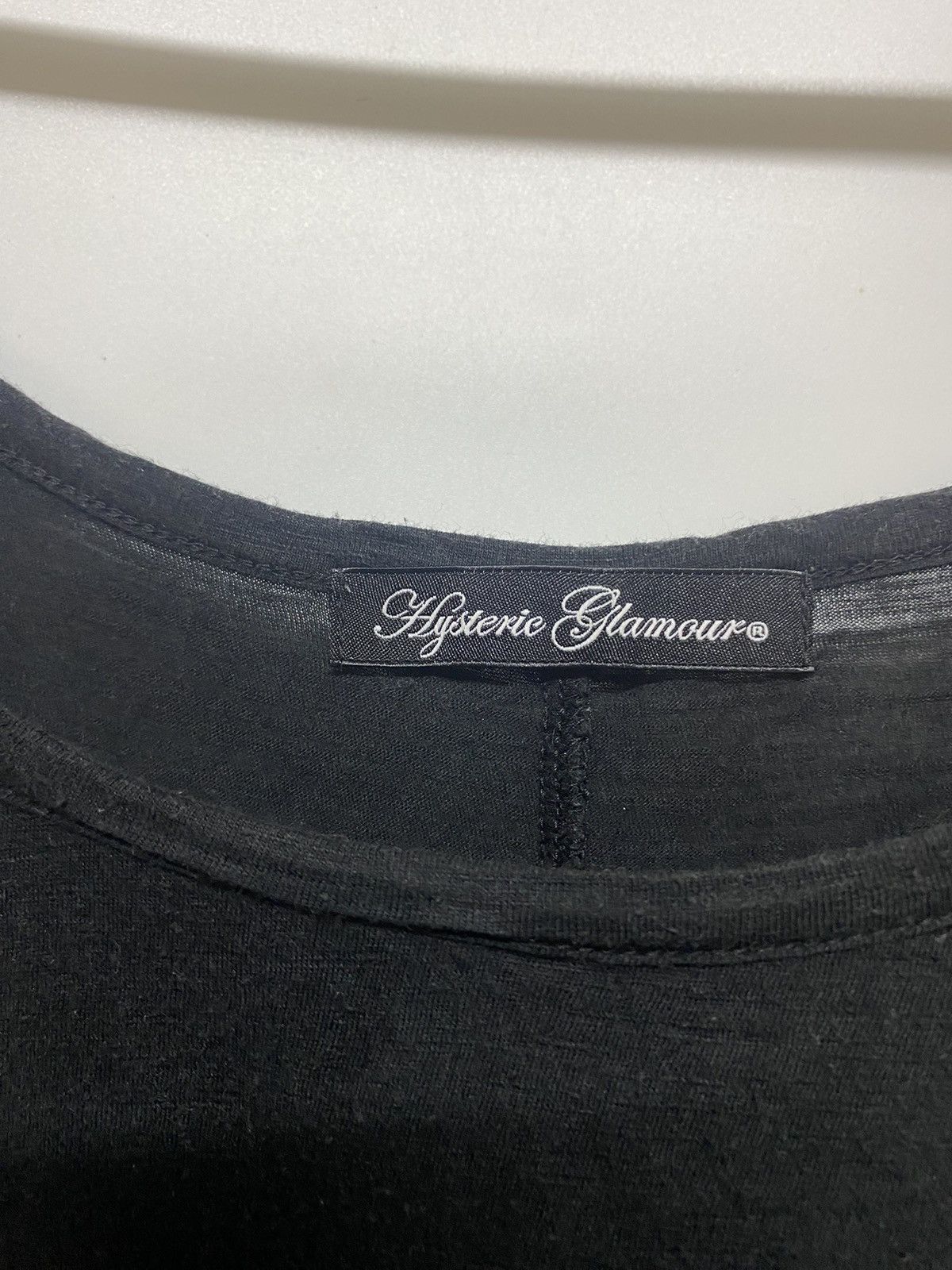 Hysteric Glamour × Japanese Brand Hysteric Glamour Tank Top Black One Sz Girl Star Nobody Know Size ONE SIZE - 18 Thumbnail