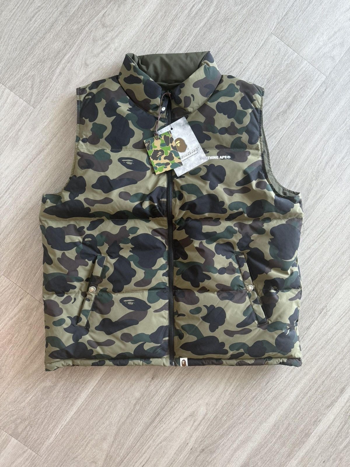 Bape Bape First Camo Reversible Vest Size US XL / EU 56 / 4 - 1 Thumbnail