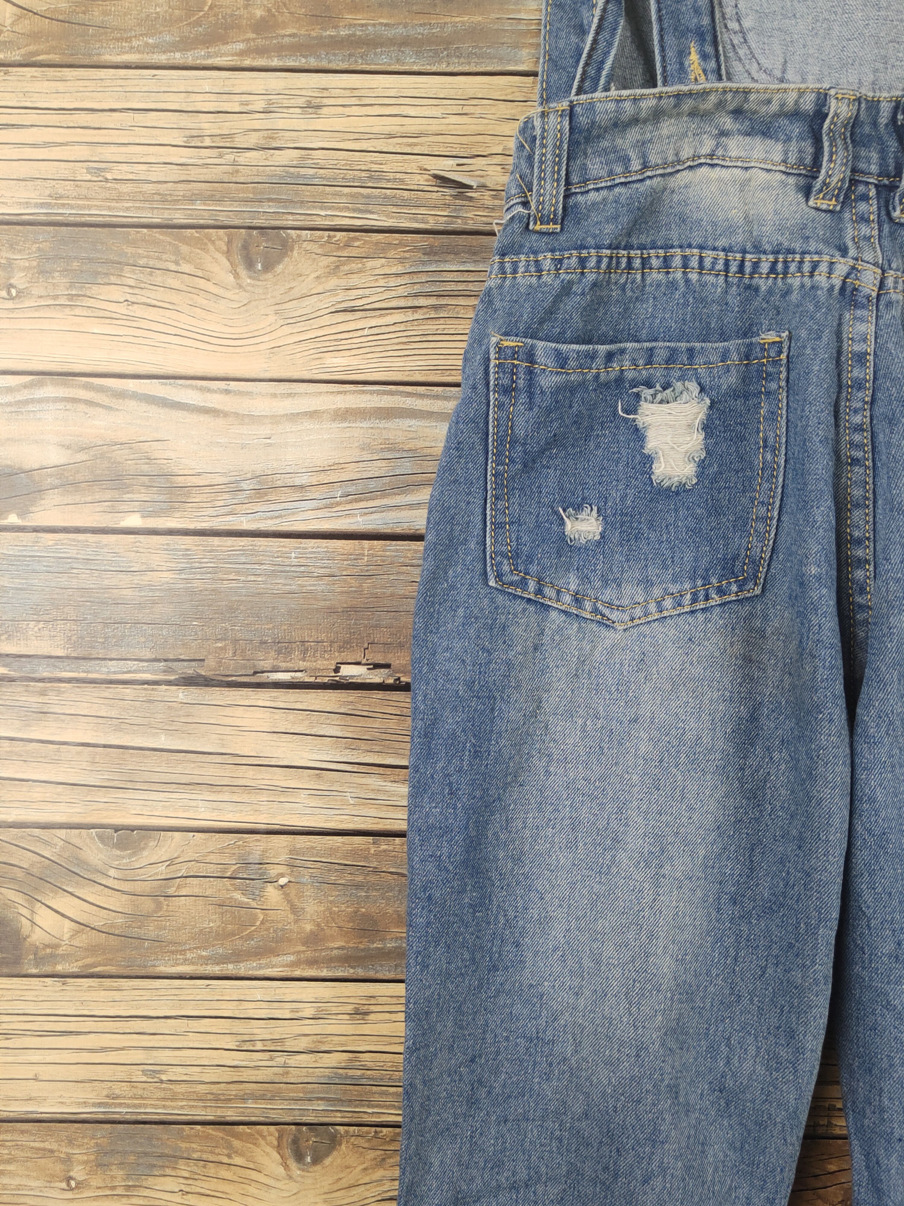 Japanese Brand × Vintage Vintage Japanese Brand Blue Denim Mickey Mouse Jumpsuits Size 27" / US 4 / IT 40 - 15 Thumbnail
