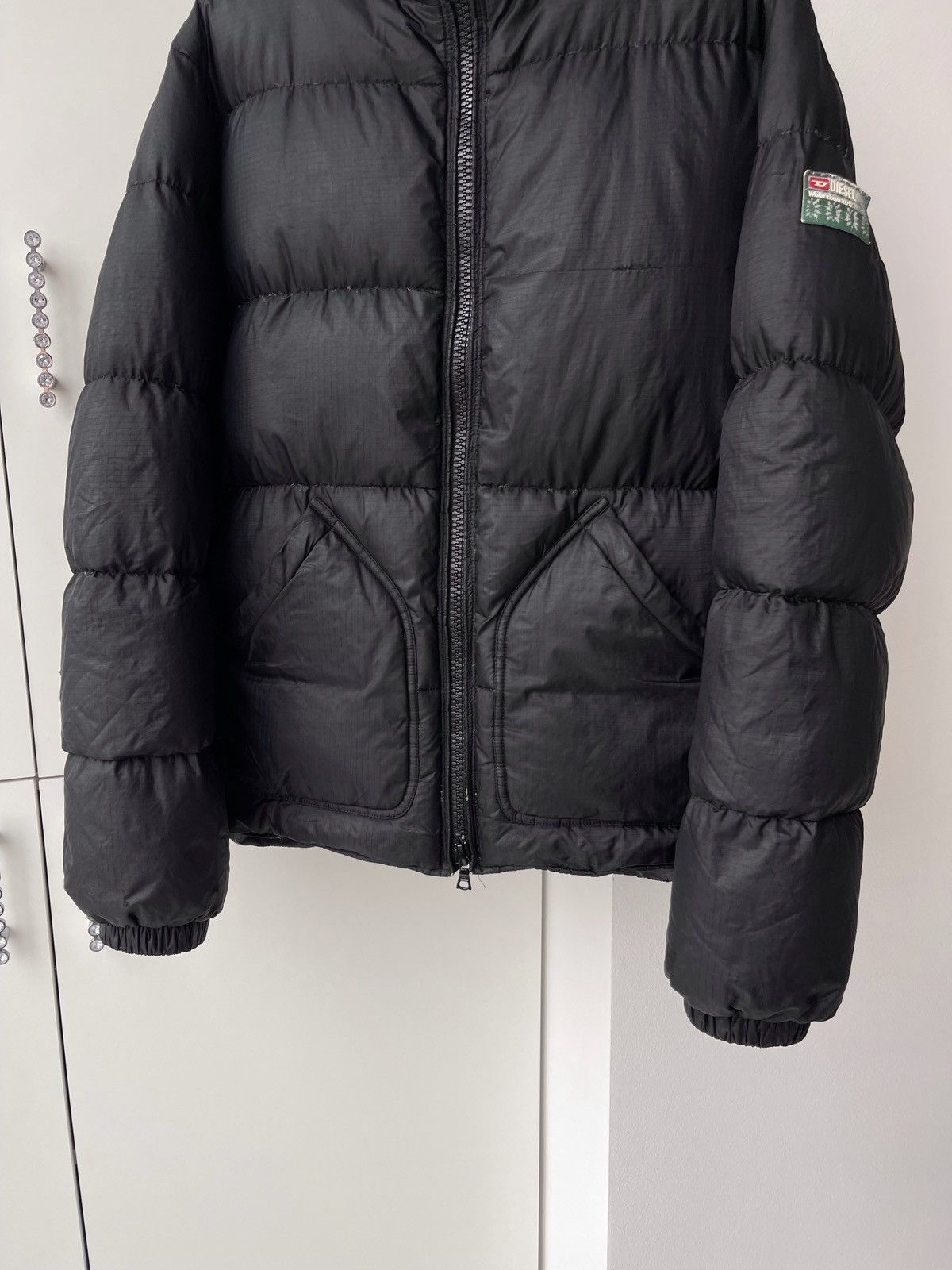 Diesel × Vintage Vintage 90’s Diesel Y2k Puffer Jacket Size US M / EU 48-50 / 2 - 5 Thumbnail