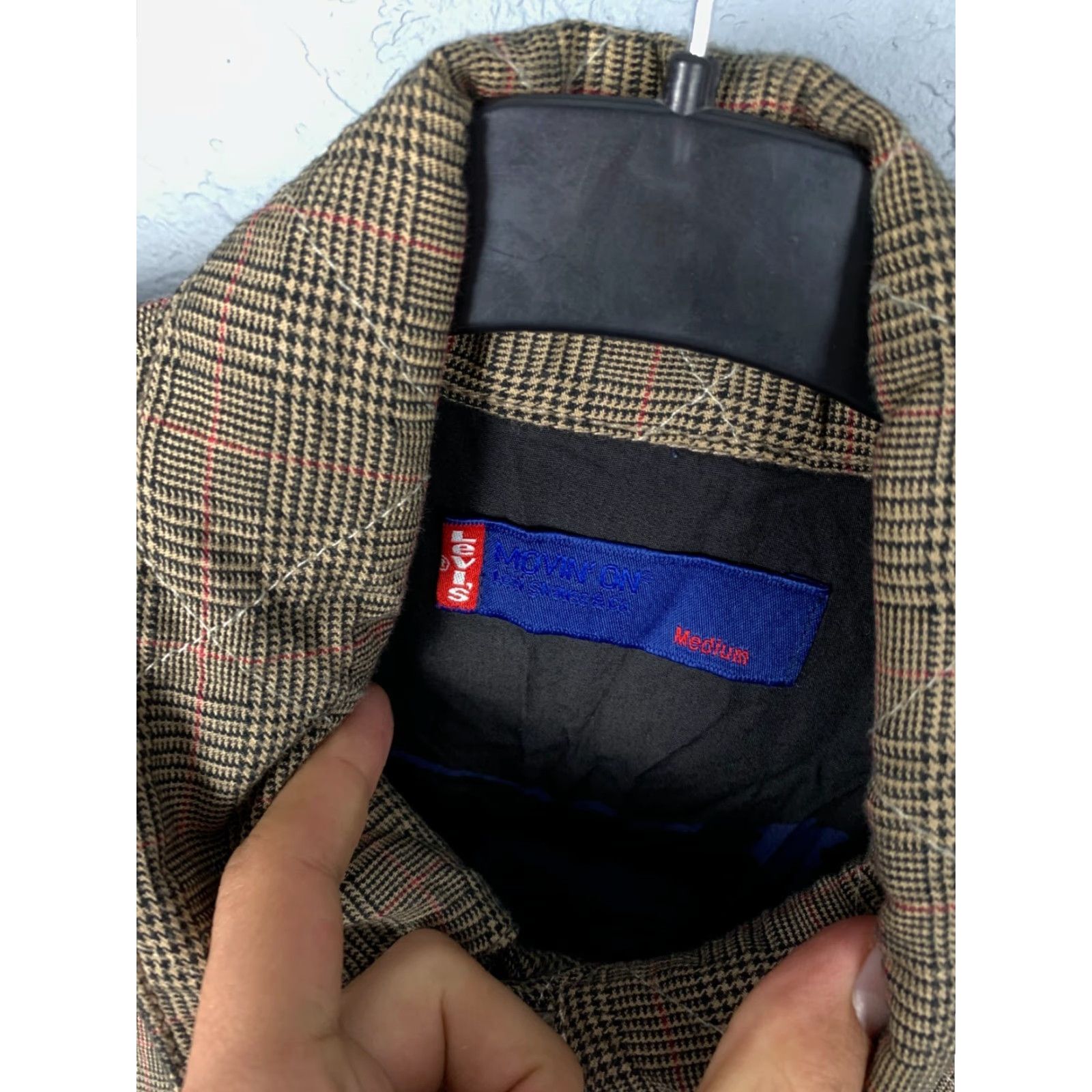 Levi's Levi's Movin On Vintage Mens Workwear Plaid Jacket M Brown Jacket Mens Size US M / EU 48-50 / 2 - 3 Thumbnail