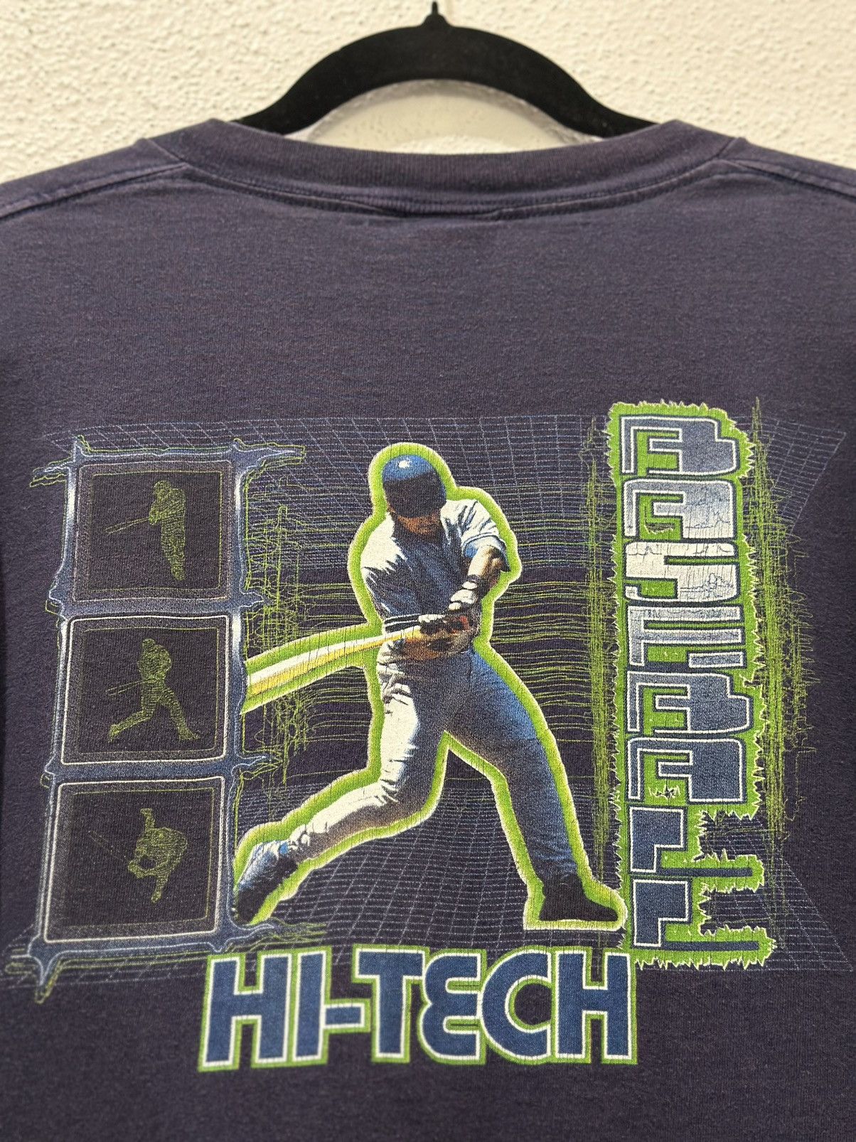 MLB Vintage Y2K Hi-Tech Baseball Hologram Technology Shirt L Size US L / EU 52-54 / 3 - 3 Thumbnail
