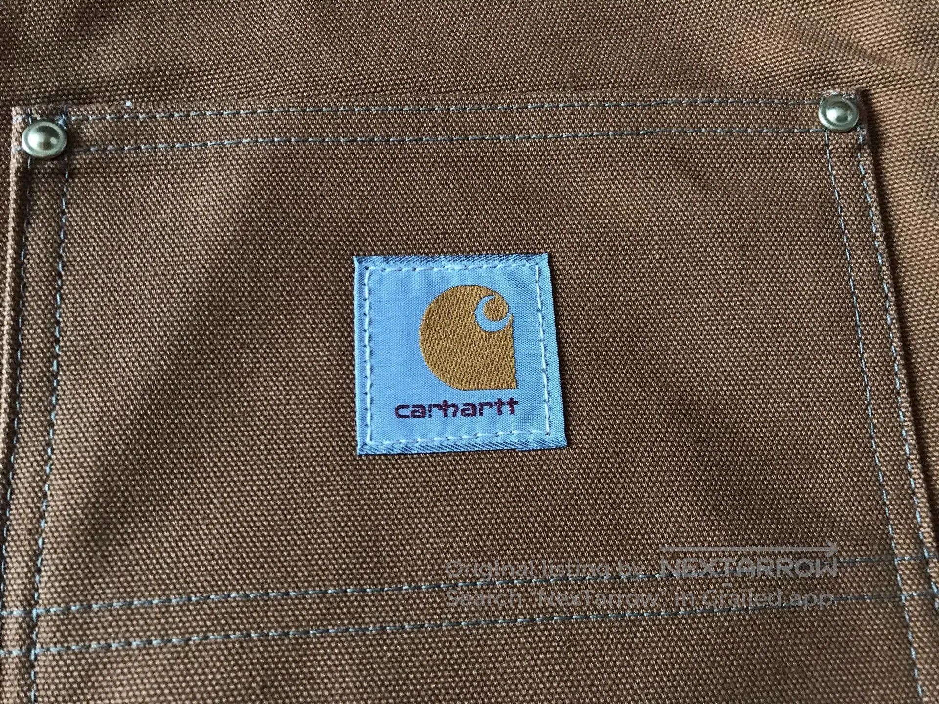 Carhartt Carhartt B01 BRN Canvas Work Pants W34L30. Size US 34 / EU 50 - 6 Thumbnail