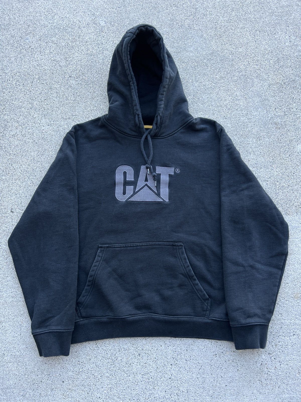 Carhartt × Caterpillar 2000s Caterpillar Work Wear Heavy Weight Thermal Hoodie Size US XL / EU 56 / 4 - 1 Thumbnail
