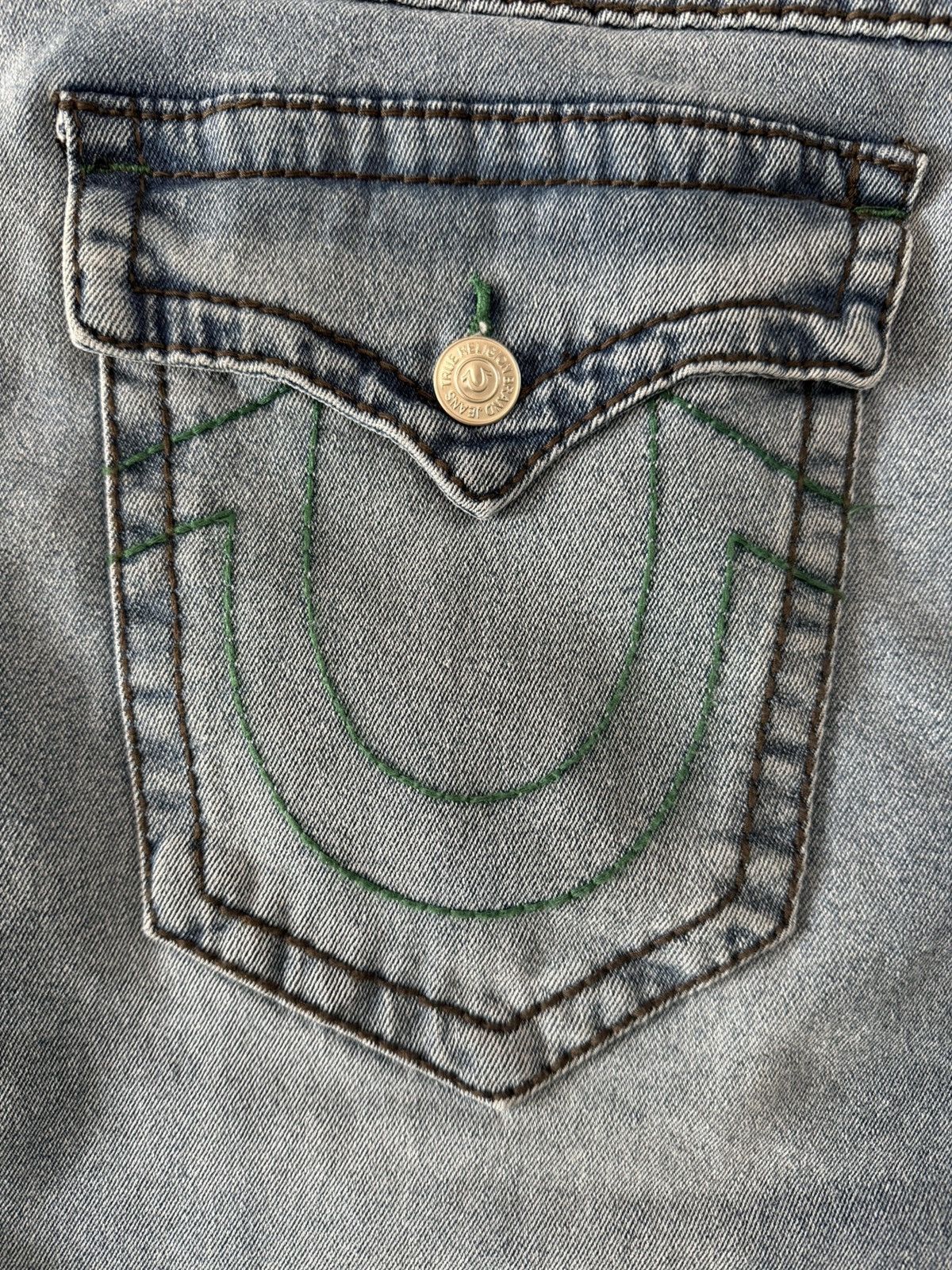 True Religion True Religion Geno Relaxed Slim Jeans Size US 40 / EU 56 - 3 Thumbnail