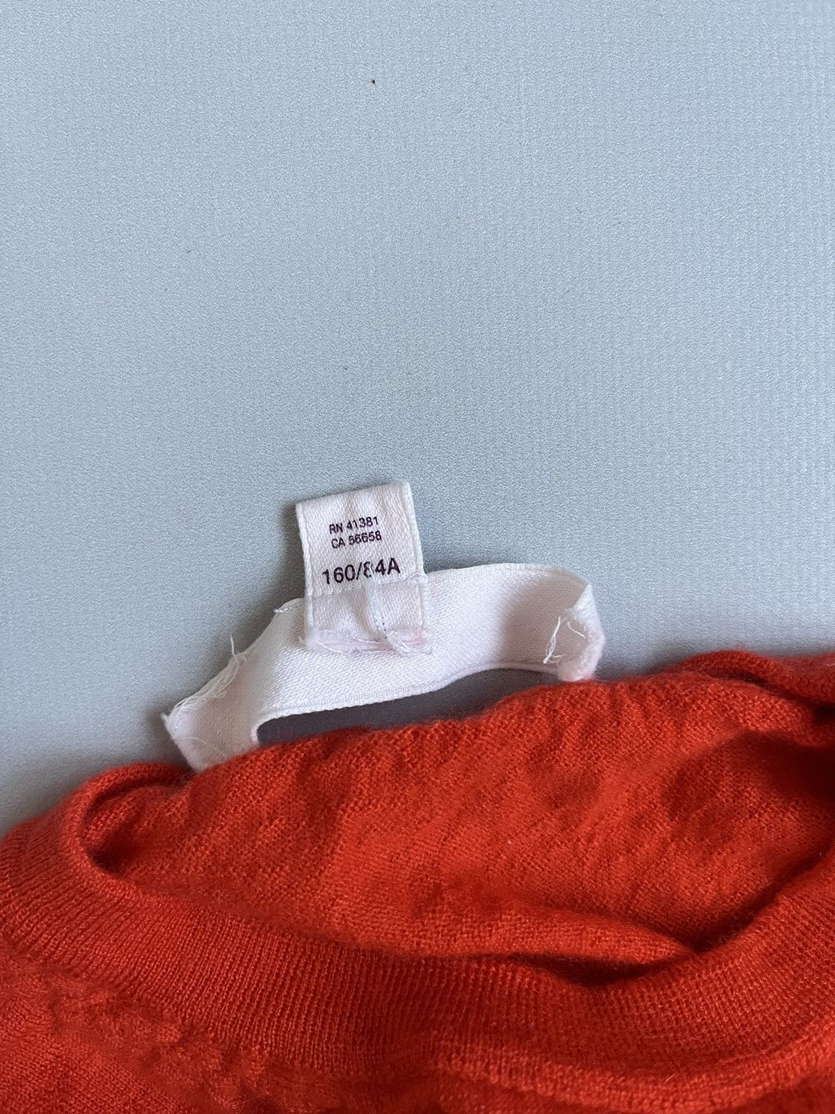Ralph Lauren Purple Label Ralph Lauren Purple Label Women Orange Cashmere Knit Sweater Size S / US 4 / IT 40 - 3 Thumbnail