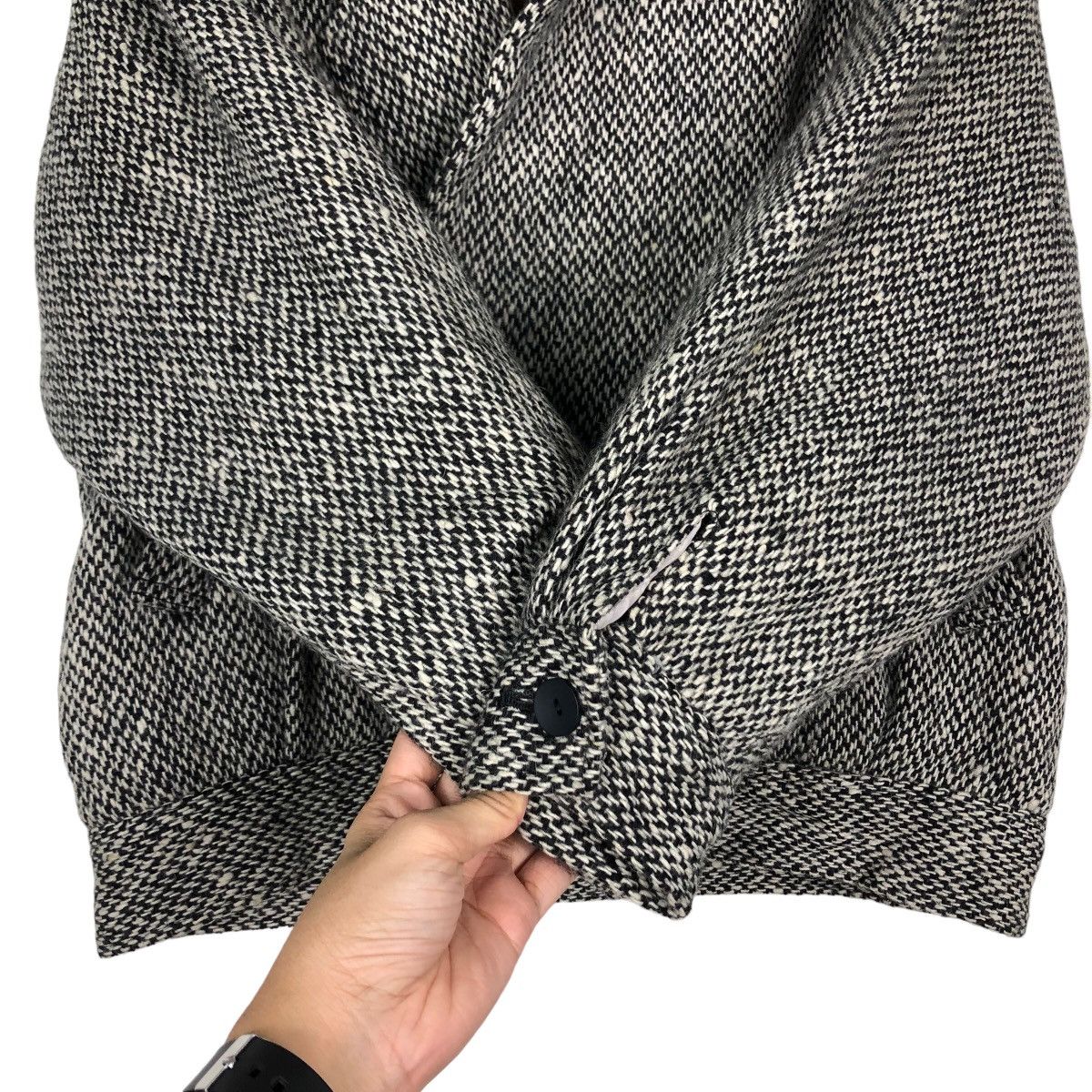 Japanese Brand 🔥Vintage Wool Jacket Herringbone Double Breast Issey Miyake Size US M / EU 48-50 / 2 - 15 Thumbnail