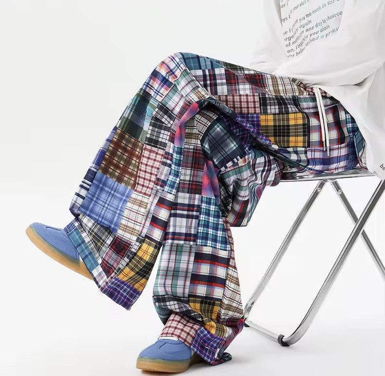 Other Patchwork Streetwear Baggy Designer Loose Summer Pants Size US 30 / EU 46 - 2 Thumbnail