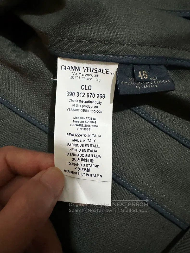 Versace Versace Soft leather panelled leather jacket Size US S / EU 44-46 / 1 - 7 Thumbnail
