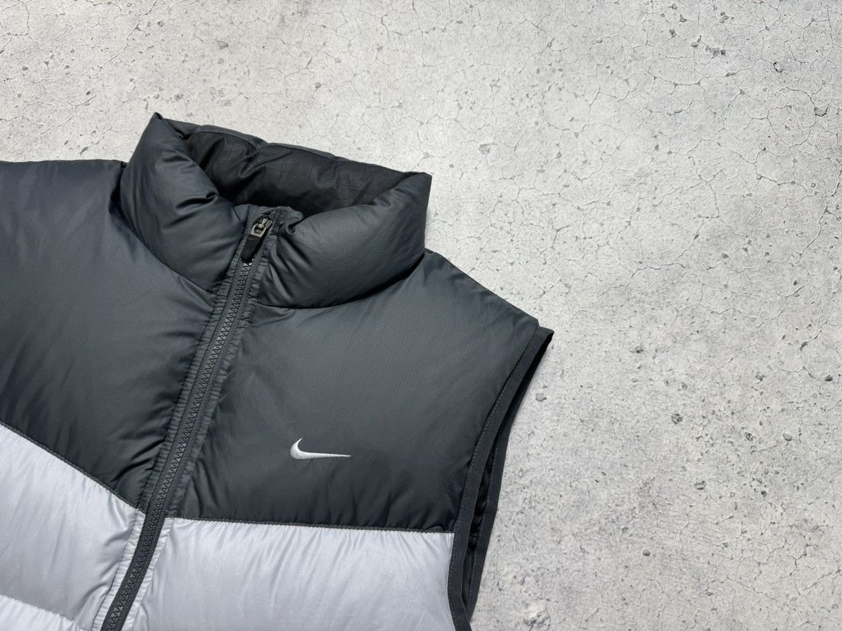 Nike Nike Vintage Down Puffer Vest 550 Swoosh Drill Hype Rare Size US S / EU 44-46 / 1 - 3 Thumbnail