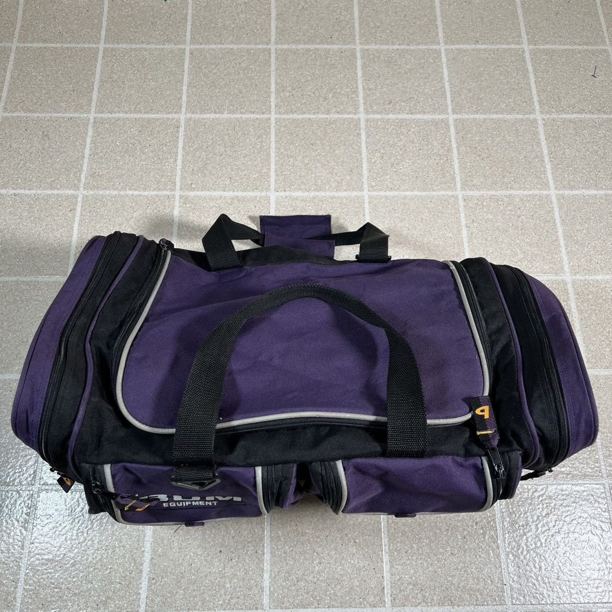 B.U.M Equipment Vintage BUM Equipment Duffle Bag Large Black Purple Gym Size ONE SIZE - 2 Thumbnail