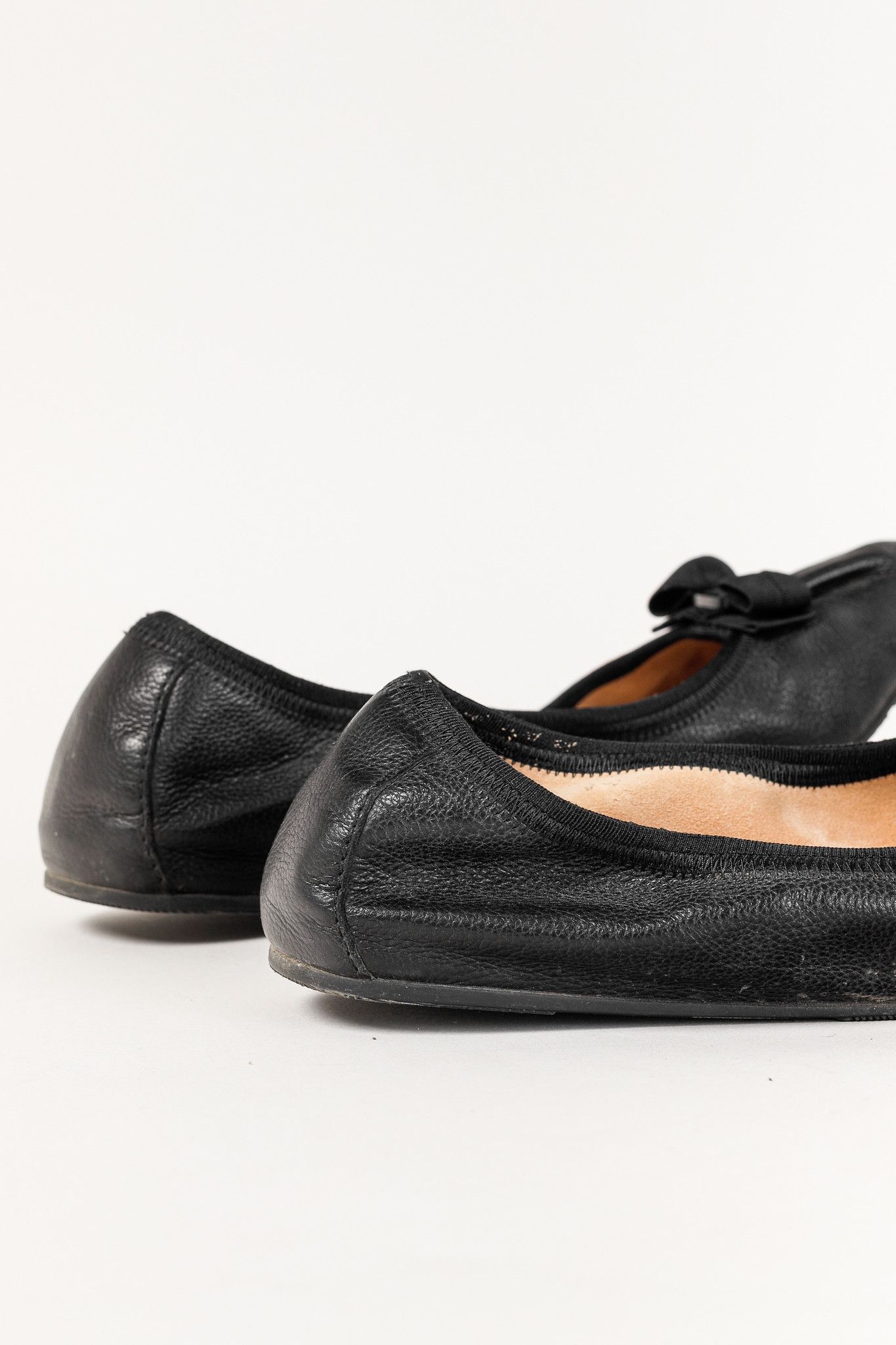 Salvatore Ferragamo Salvatore Ferragamo My Joy Leather Foldaway Ballet Flats Size US 9 / IT 39 - 9 Thumbnail