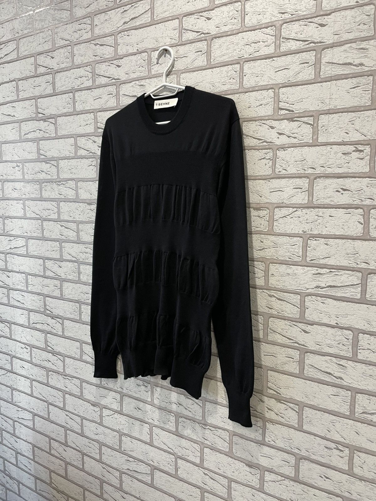 Japanese Brand T/SEHNE Thomas Sehne A/W 19 Collection Wool Sweater Pullover Size US M / EU 48-50 / 2 - 2 Thumbnail