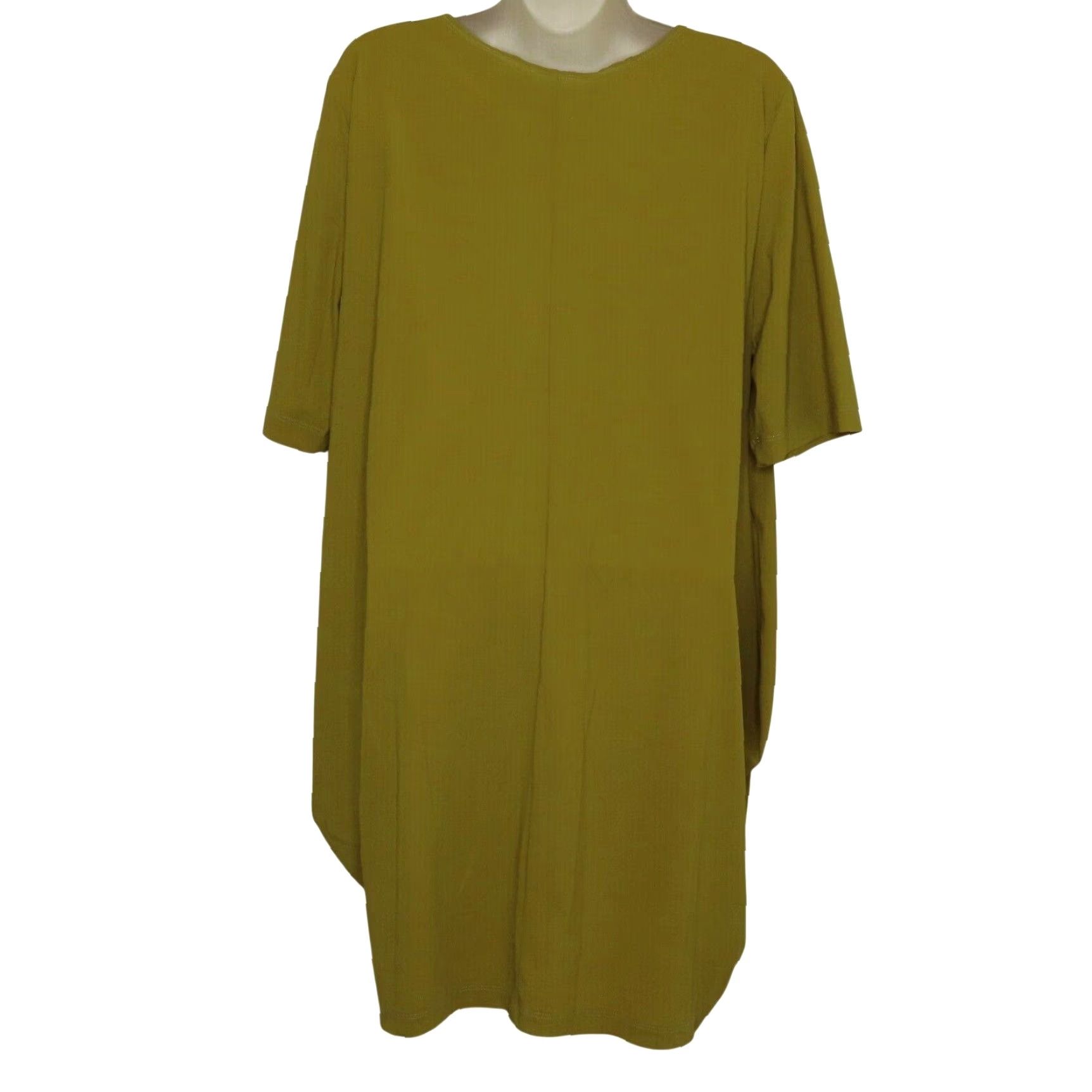 Vintage Bryn Walker Shirt Tunic Women Small Green Pockets Casual Slinky Half Sleeve Dress Blouse Size S / US 4 / IT 40 - 5 Thumbnail