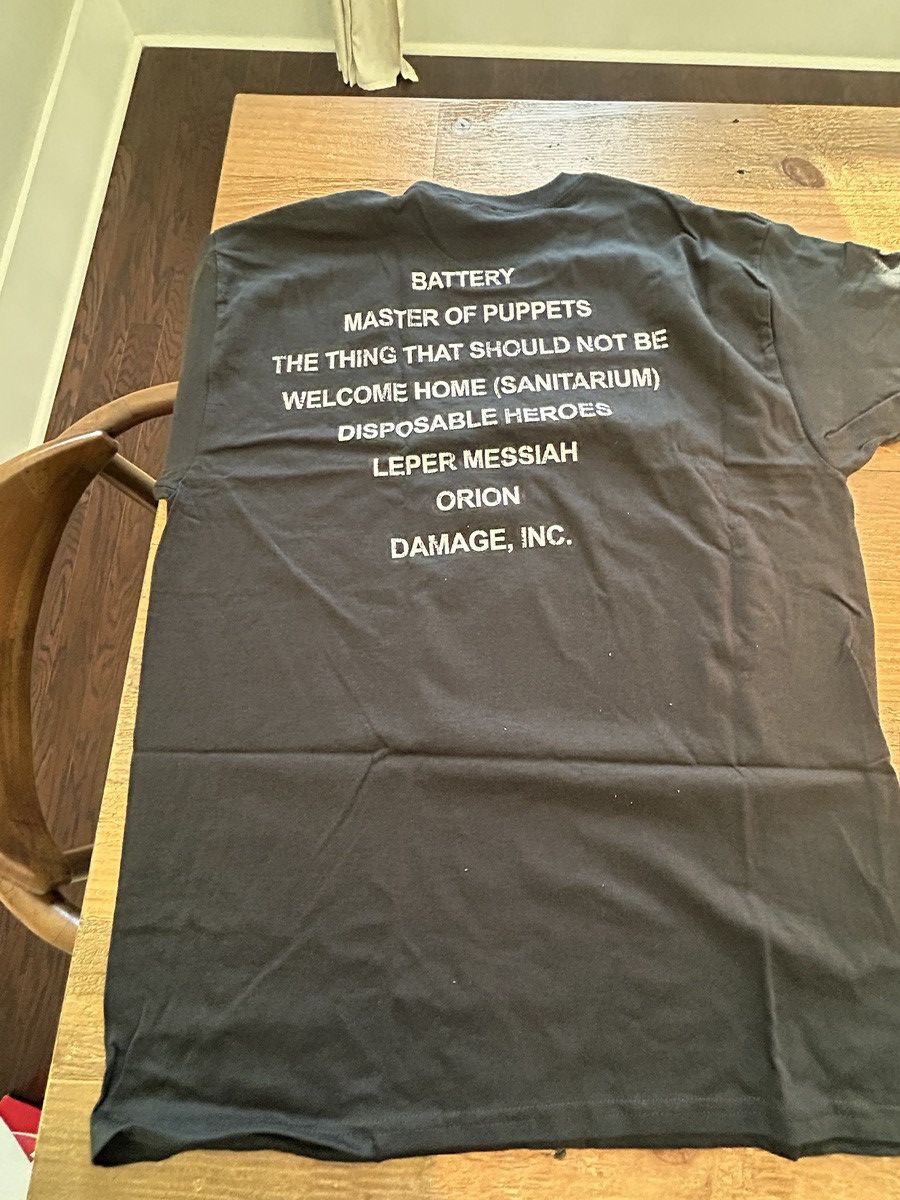 Metallica Metallica - Master Of Puppets - T-Shirt - Men’s Large - NEW Size US L / EU 52-54 / 3 - 2 Thumbnail