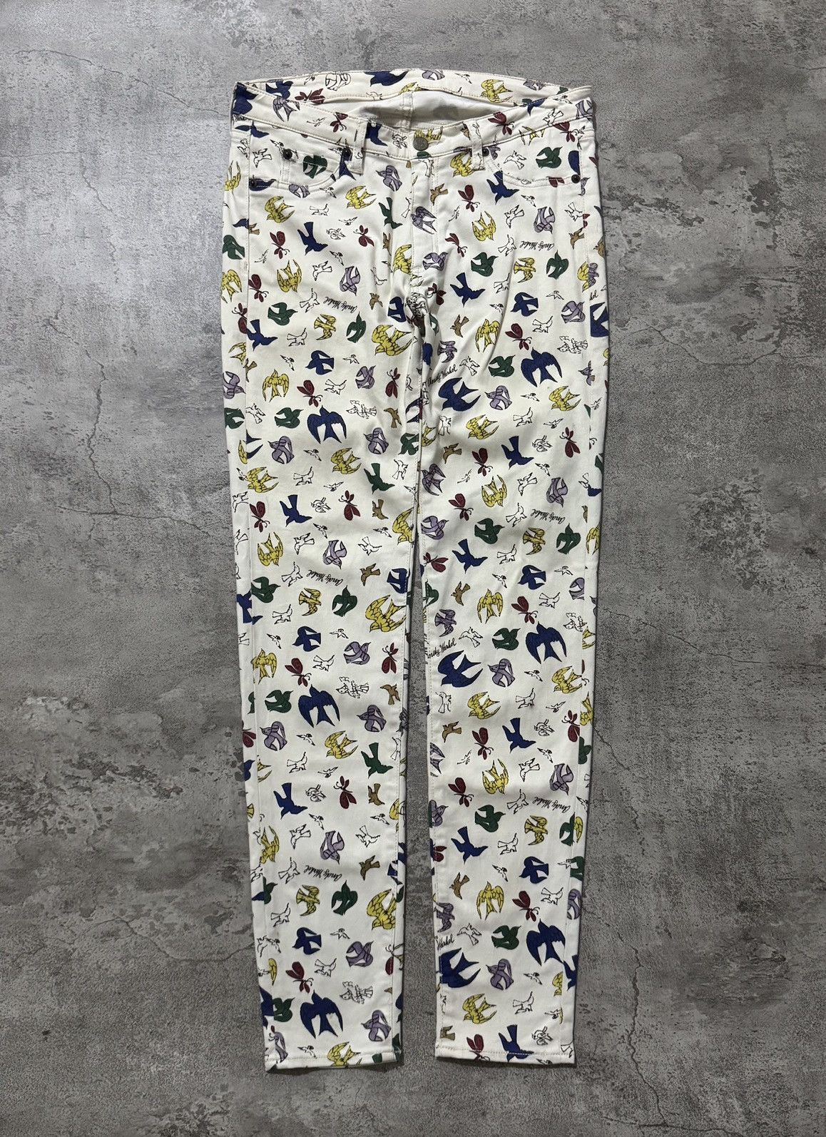 Andy Warhol × Hysteric Glamour Hysteric Glamour x Andy Warhol Bird Allover Print Pants Size US 30 / EU 46 - 2 Thumbnail