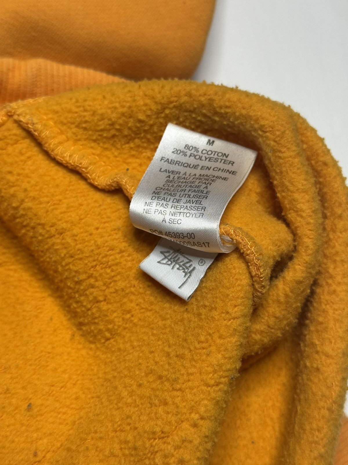 Stussy Stussy Logotype Sweatshirt “Orange” [M] PREOWNED Size US M / EU 48-50 / 2 - 7 Thumbnail
