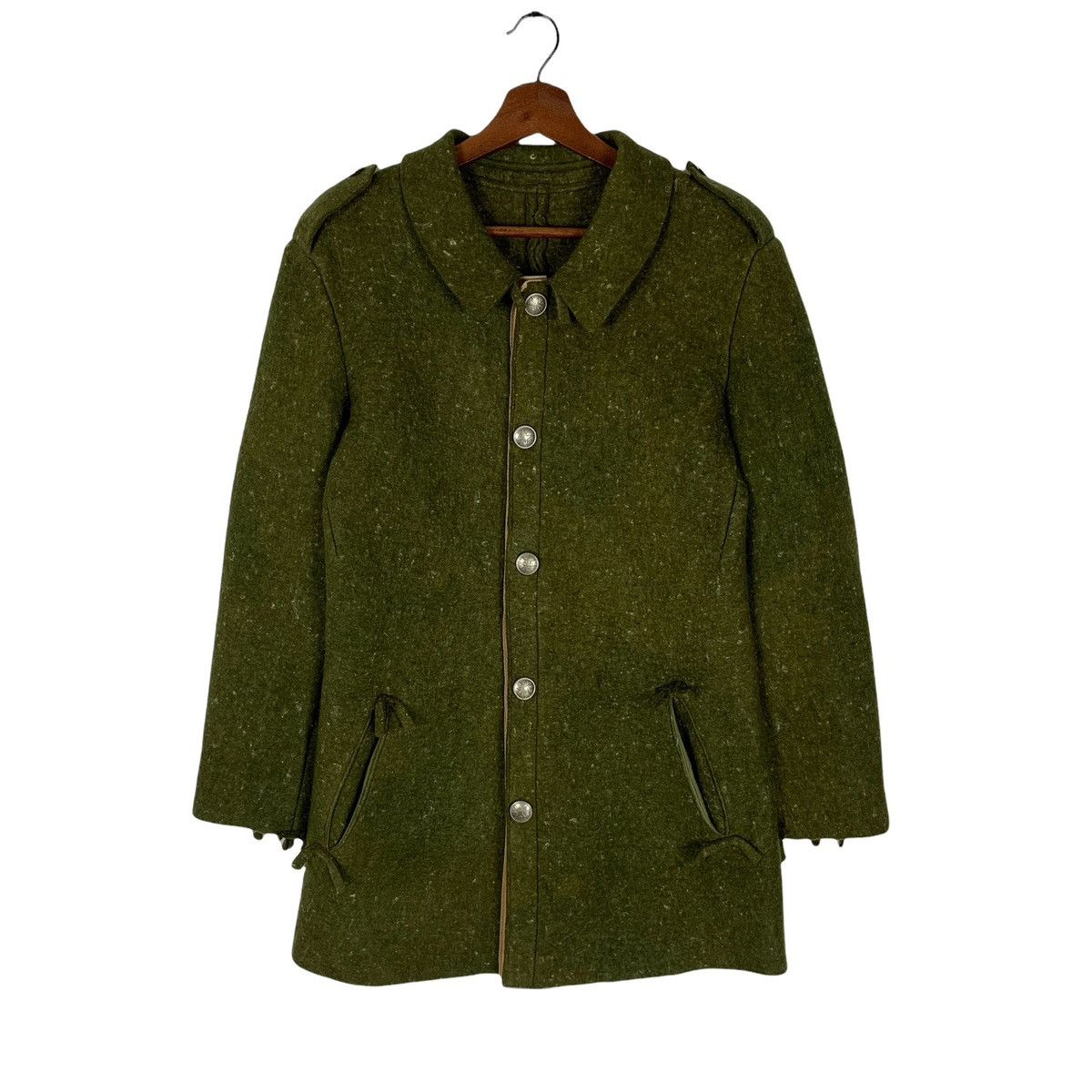 Yohji Yamamoto Stunning AW 1996 Yohji Yamamoto Jacket Wool Blend Woman Coat Size S / US 4 / IT 40 - 1 Thumbnail