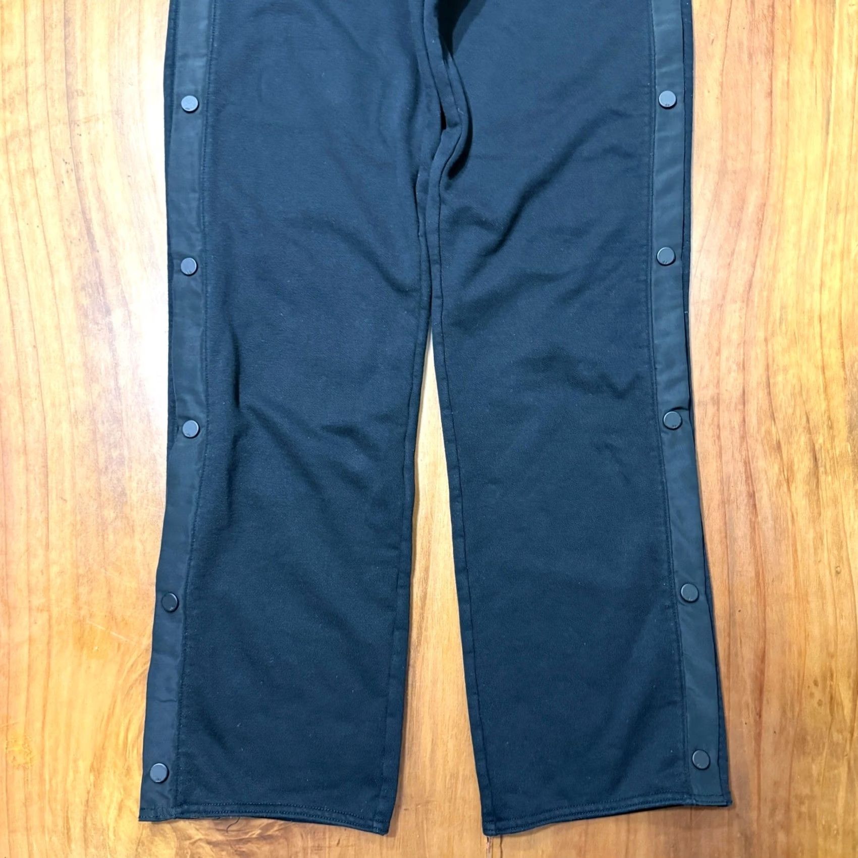 Alo Yoga ALO Yoga ALO Tearaway Snap Pants XS Wide Athletic Cotton High Rise Black Casual Womens XS Size 26" / US 2 / IT 38 - 2 Thumbnail