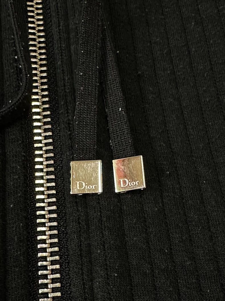 Dior Dior Black zipper wool jacket hoodie 2501-Nextarrow Size US M / EU 48-50 / 2 - 4 Thumbnail