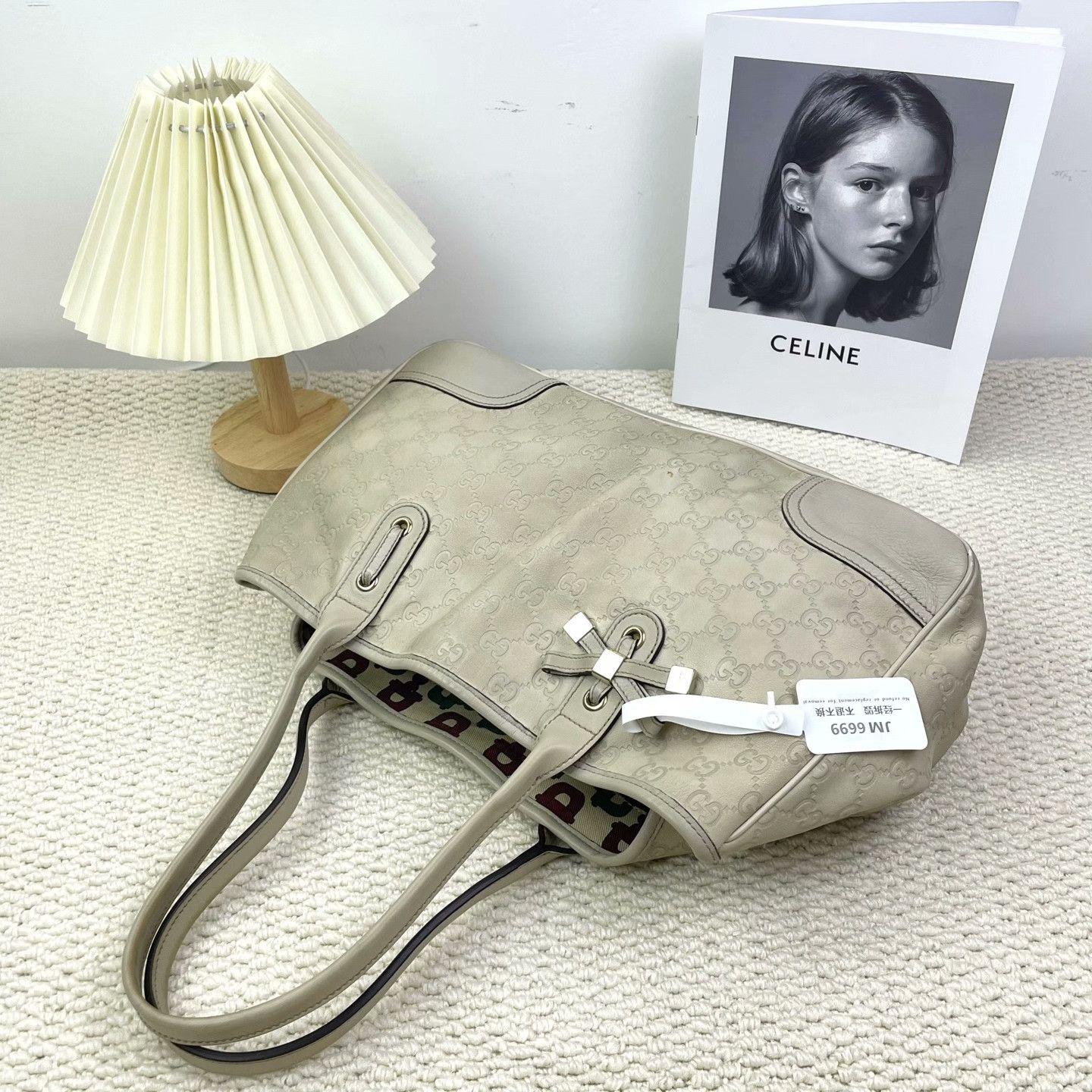 Gucci Gucci Leather White Shoulder Bag OS Women Size ONE SIZE - 1 Thumbnail