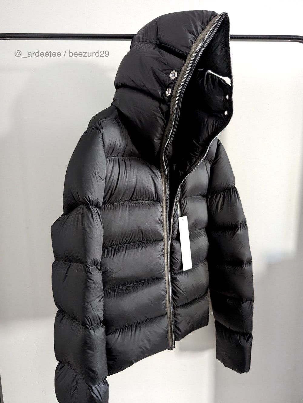 Rick Owens *NEW* GIMP DOWN PUFFER JACKET FW22 STROBE 48 Size US M / EU 48-50 / 2 - 4 Thumbnail