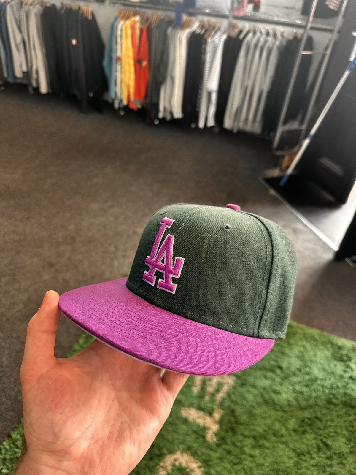 New Era LA Dodgers First Home 1958-1961 2Tone Green New Era Hat Size ONE SIZE - 2 Thumbnail