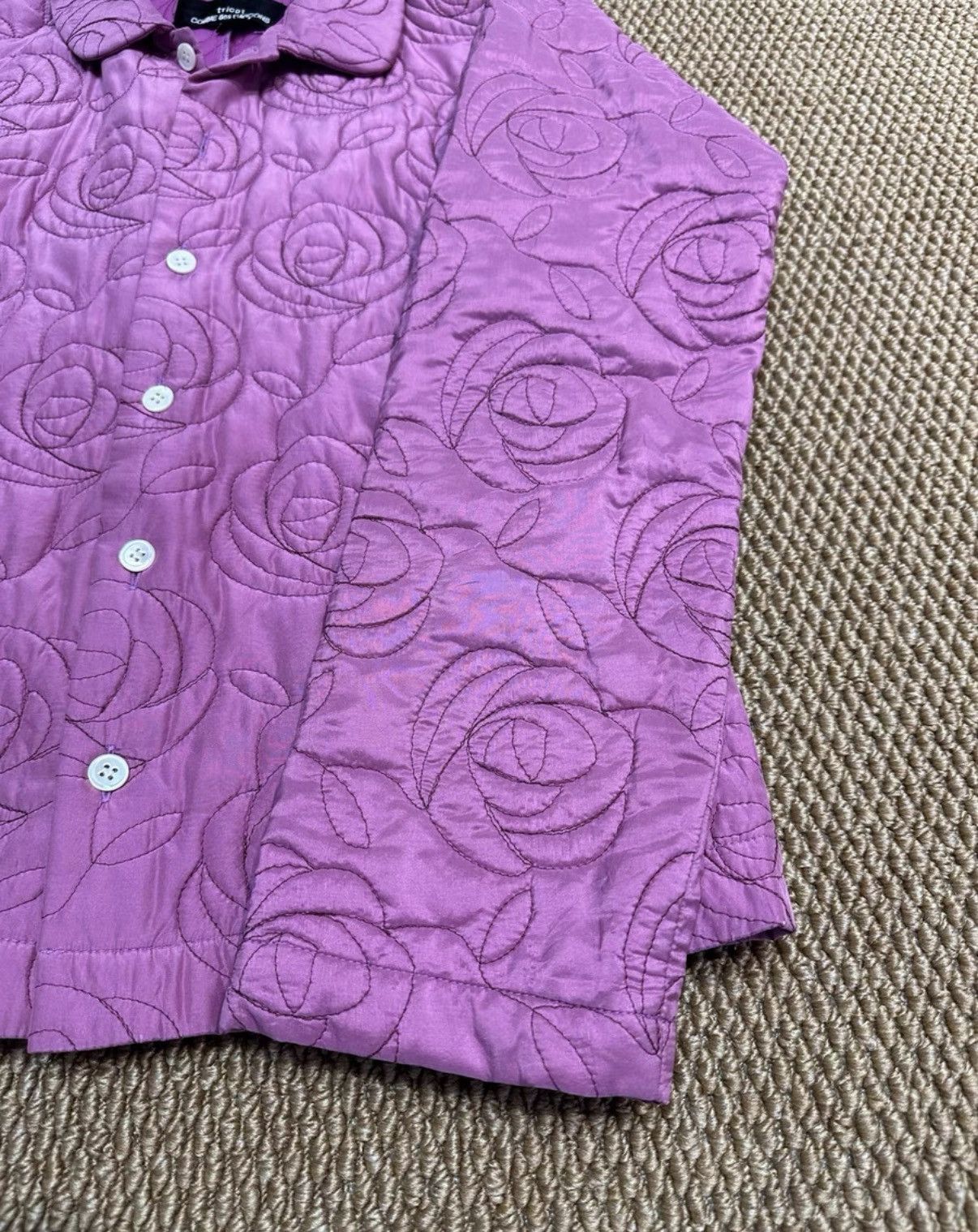 Comme des Garcons Comme des Garçons Rose Embroidery Light Jacket K23 Size M / US 6-8 / IT 42-44 - 3 Thumbnail