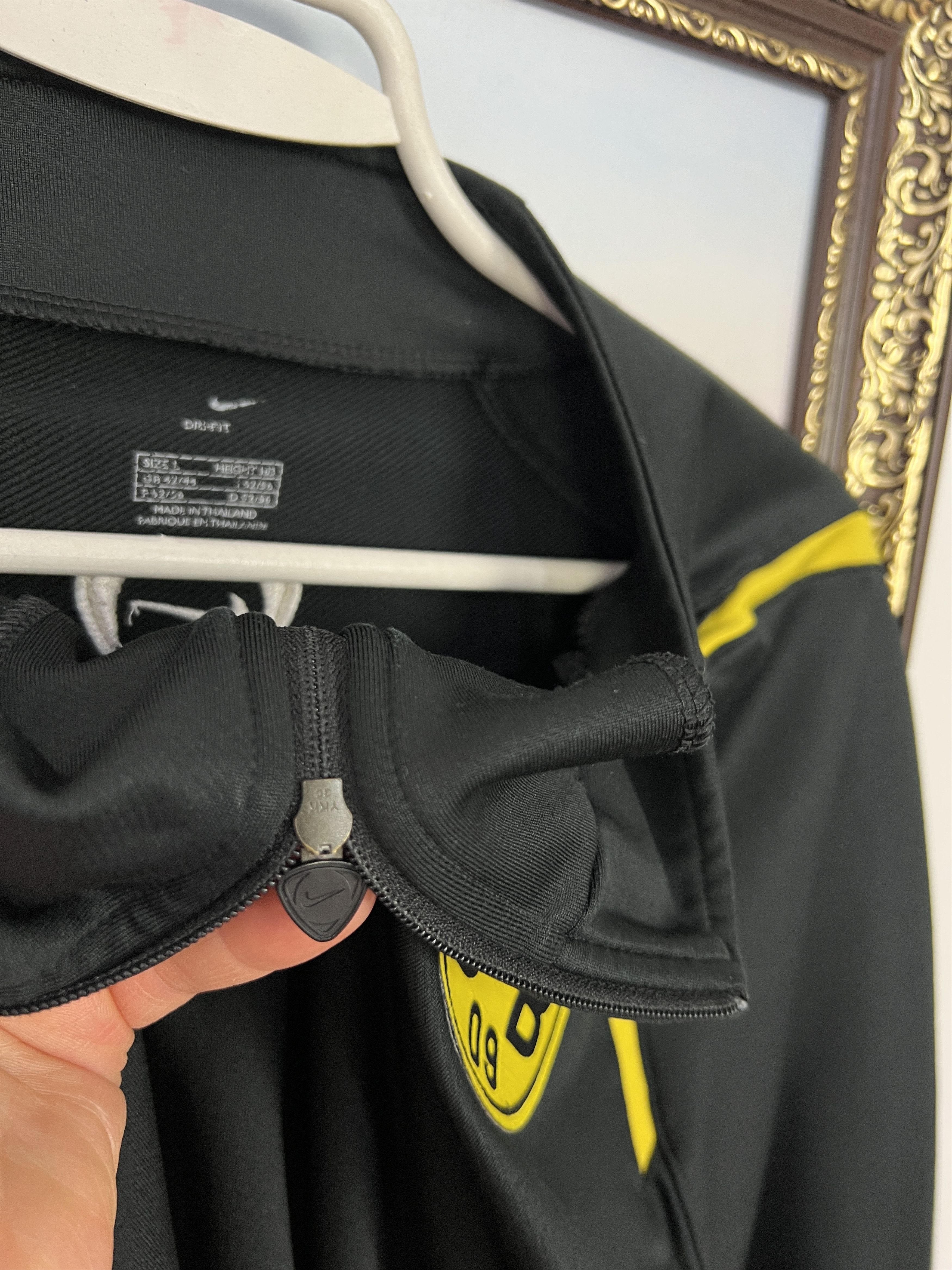 Nike Borussia Dortmund Football Train Sweatshirt Jacket Track Top Size US L / EU 52-54 / 3 - 6 Thumbnail