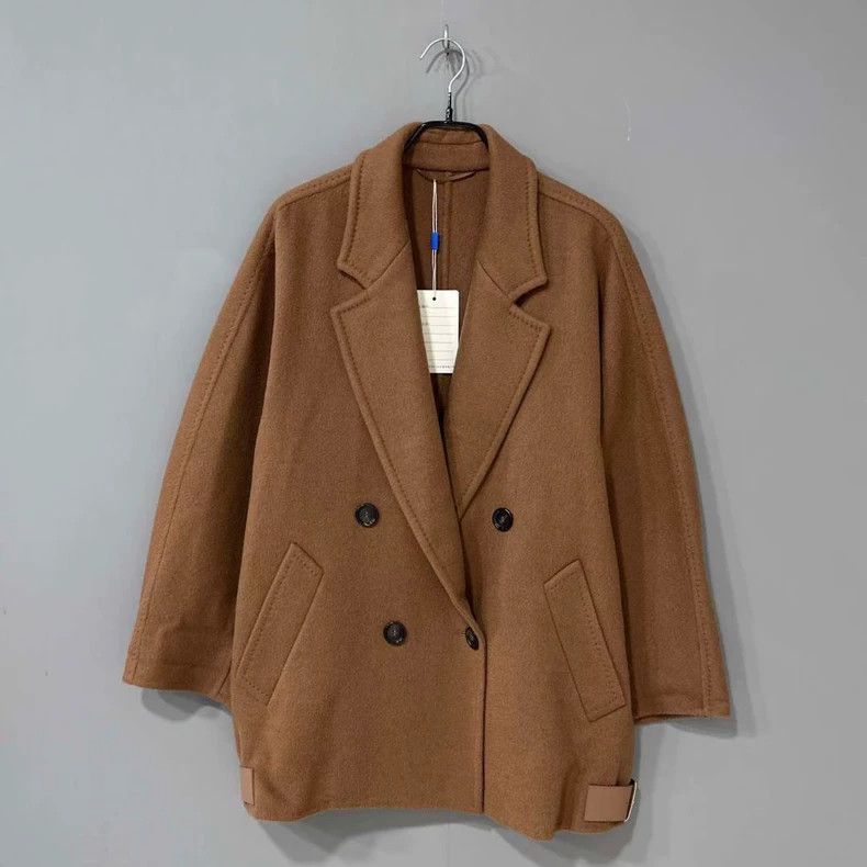 Max Mara Max Mara Brown camel hair coat Size L / US 10 / IT 46 - 1 Thumbnail